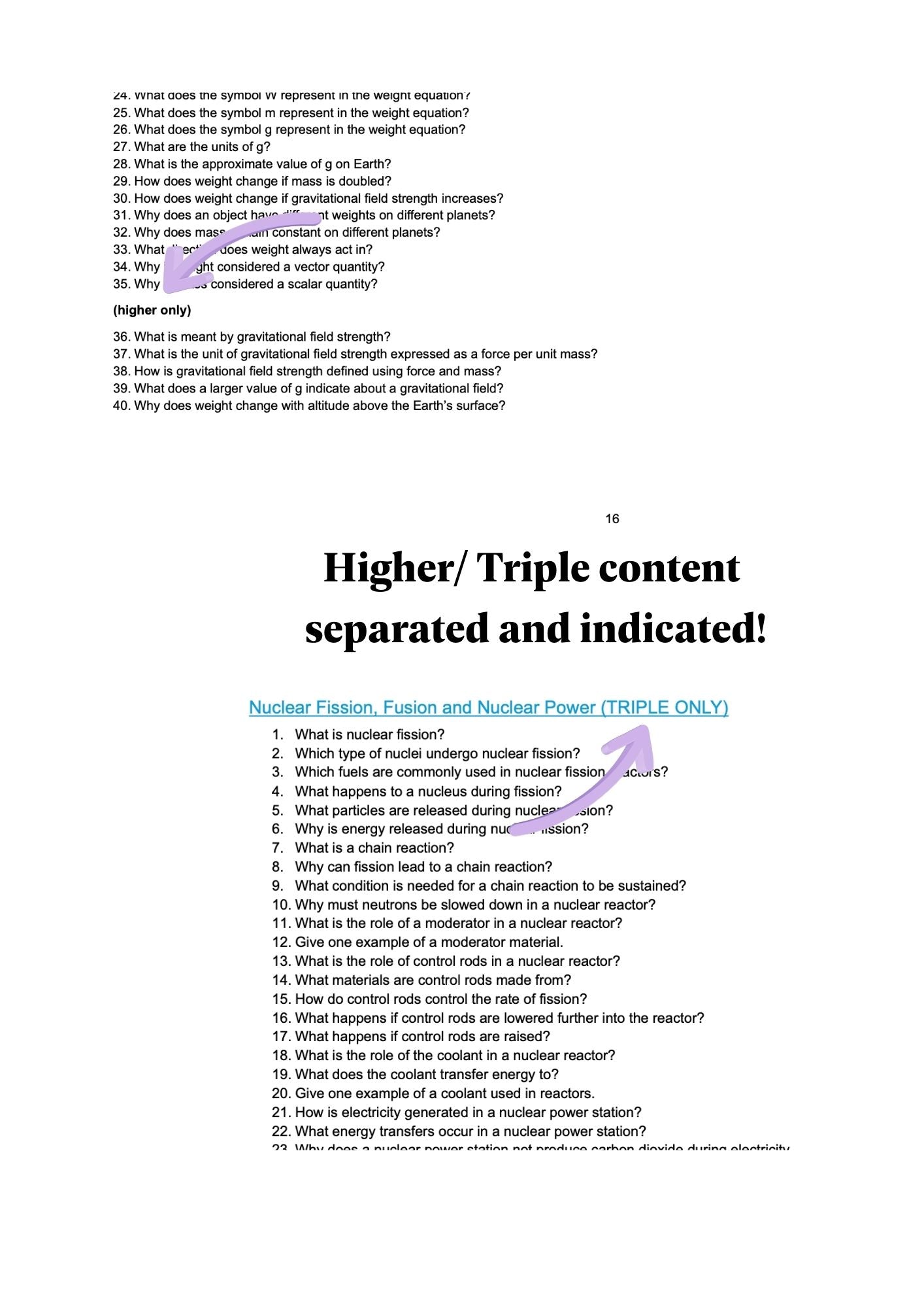 EDEXCEL-GCSE-Biology: Combined/Triple Science