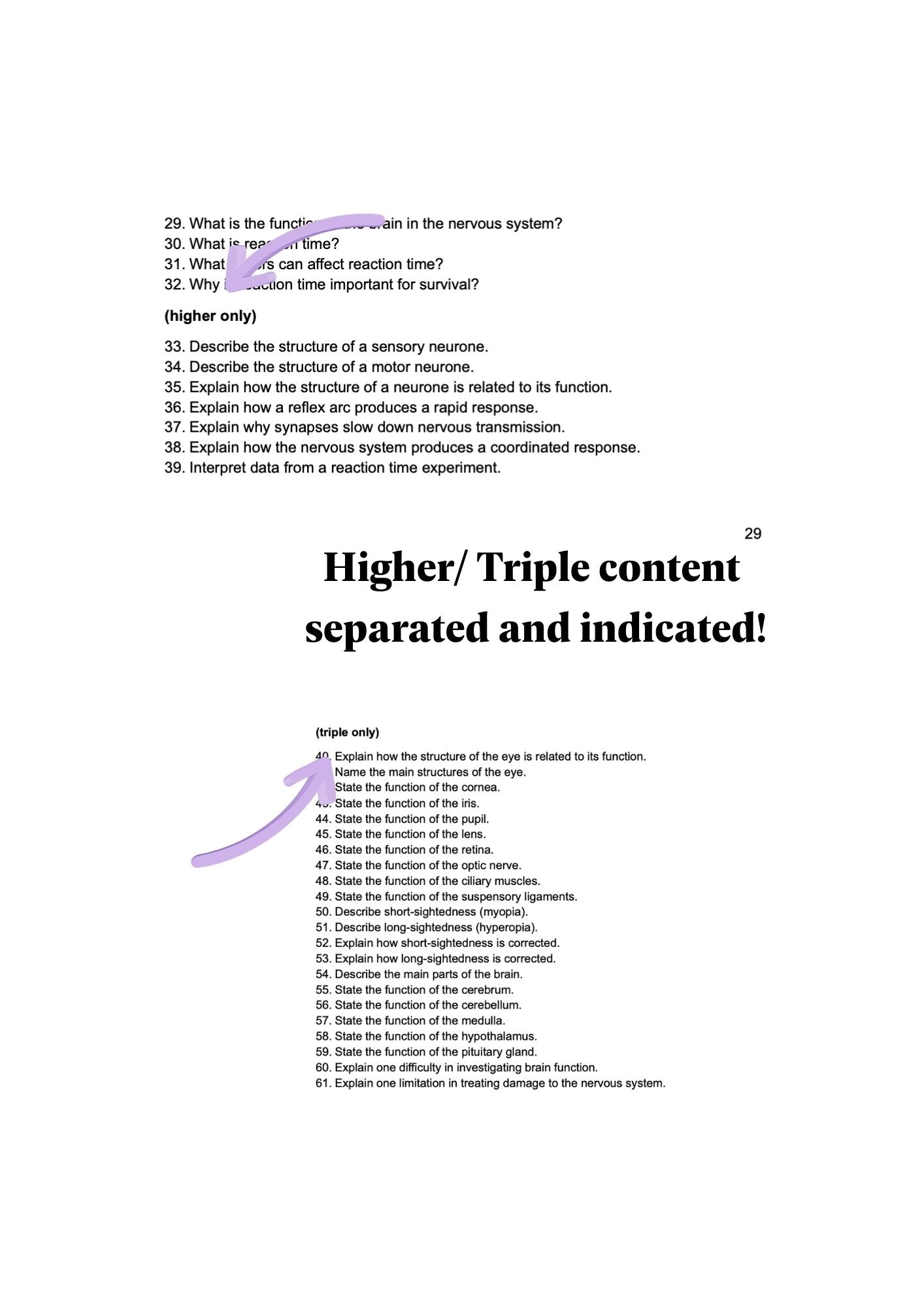 GCSE-OCR-Biology: Combined/Triple Science