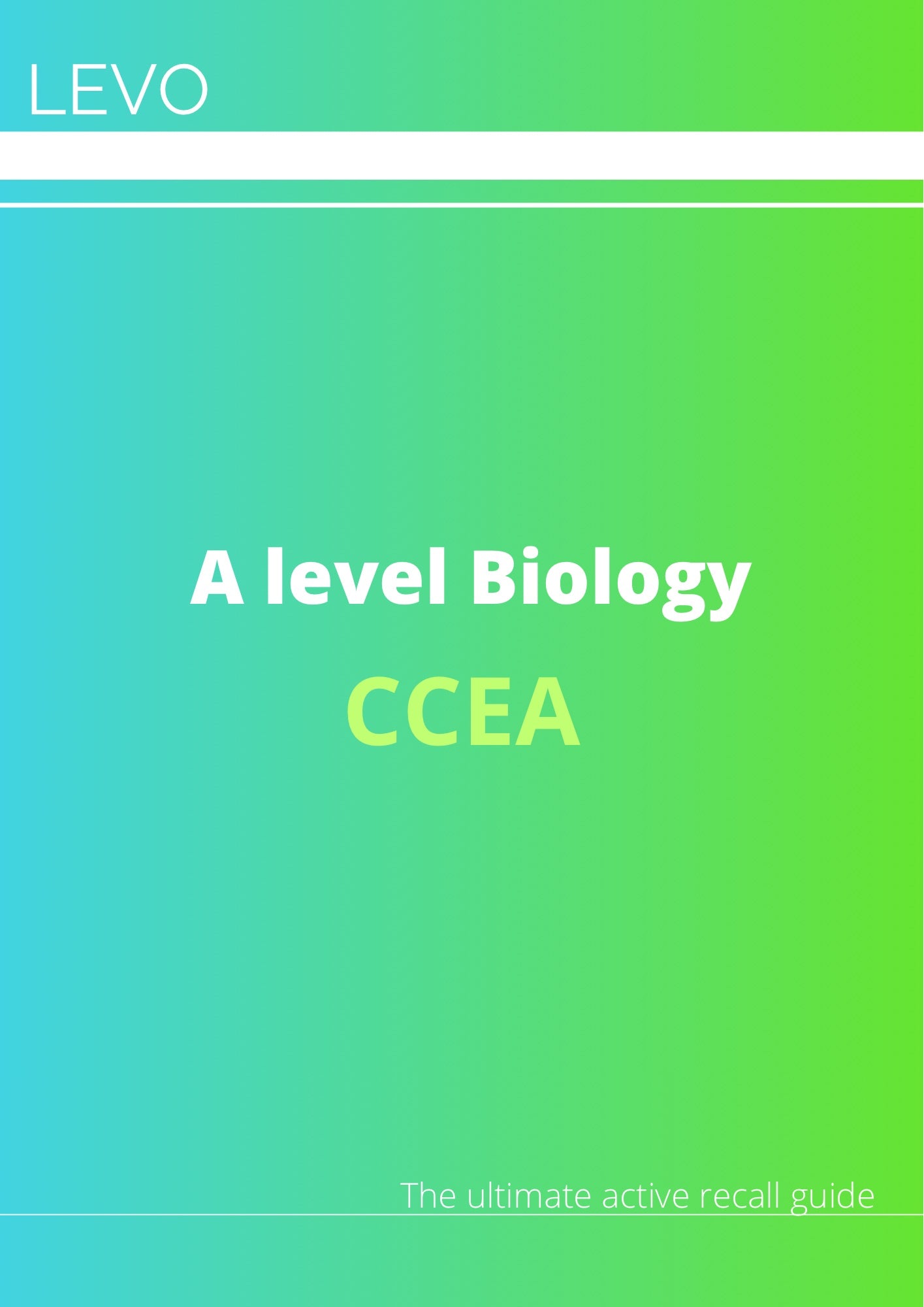 CCEA A Level Biology