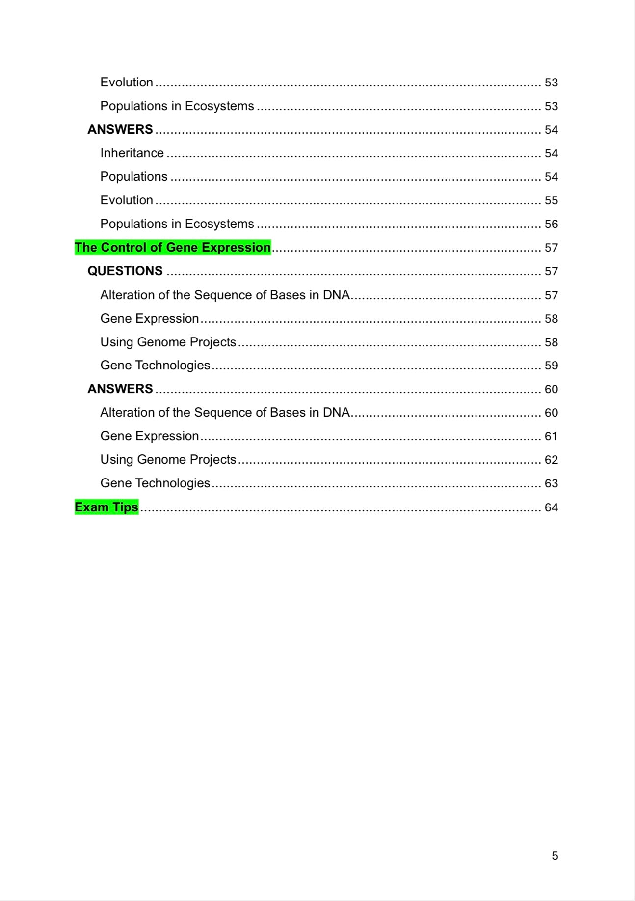 AQA A level Biology