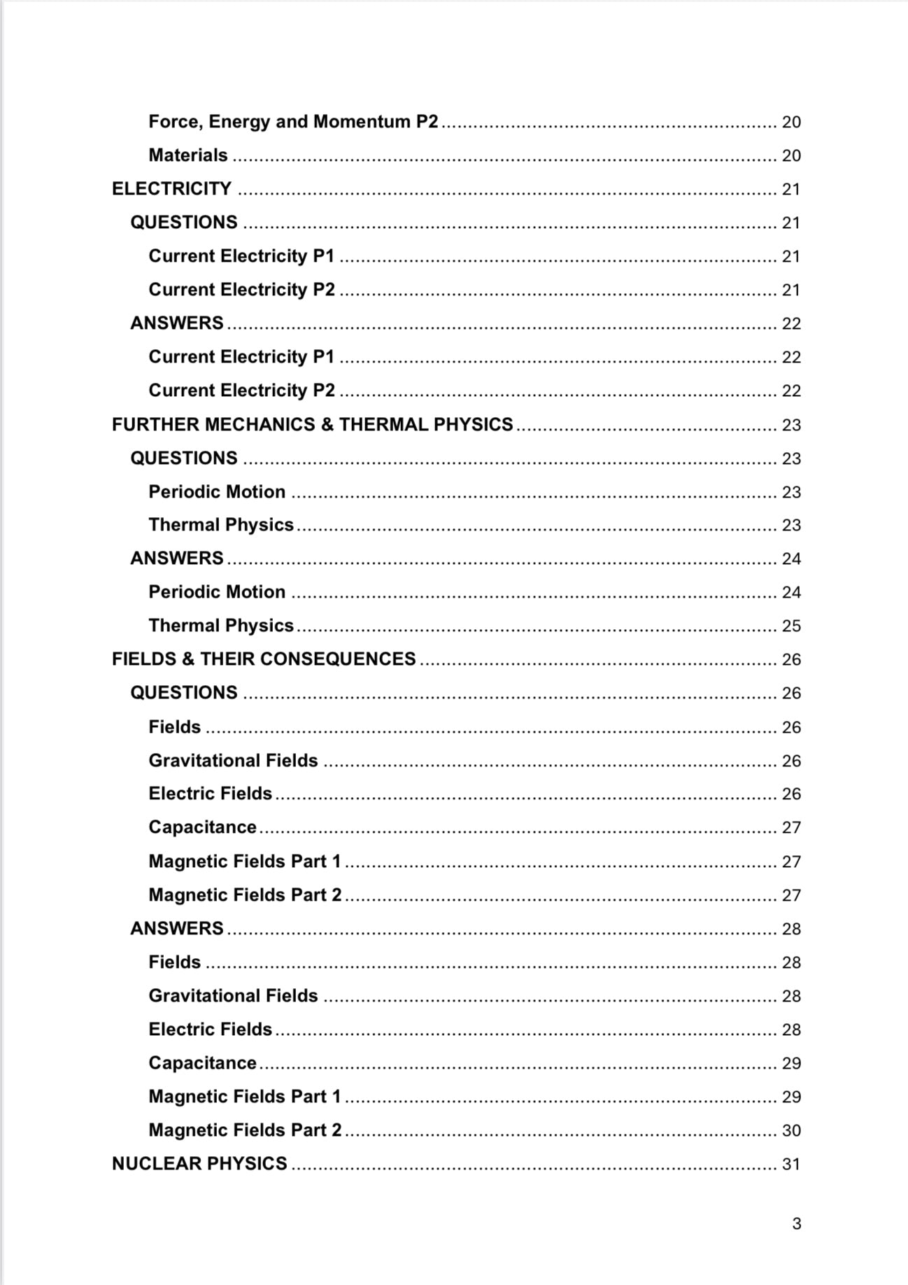 A level Physics- AQA
