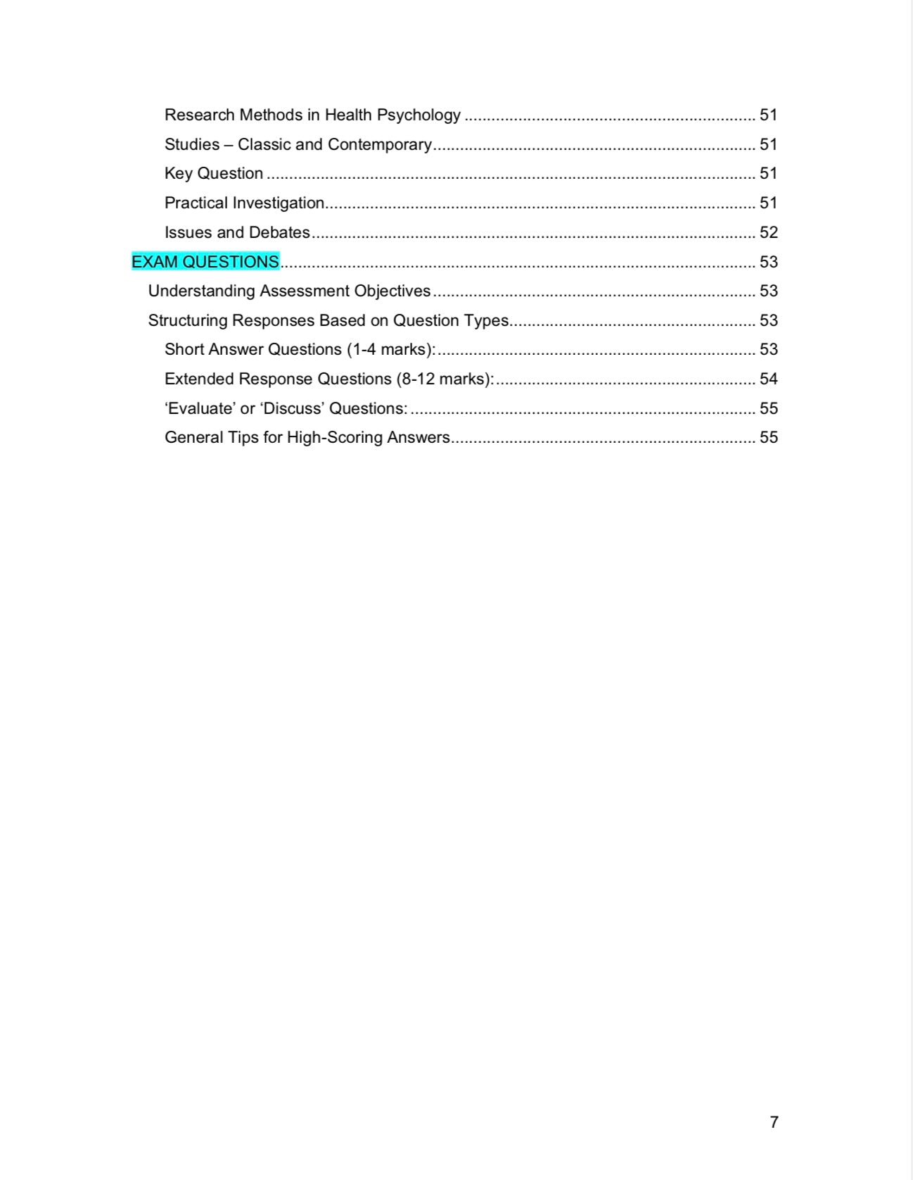 EDEXCEL A Level Psychology
