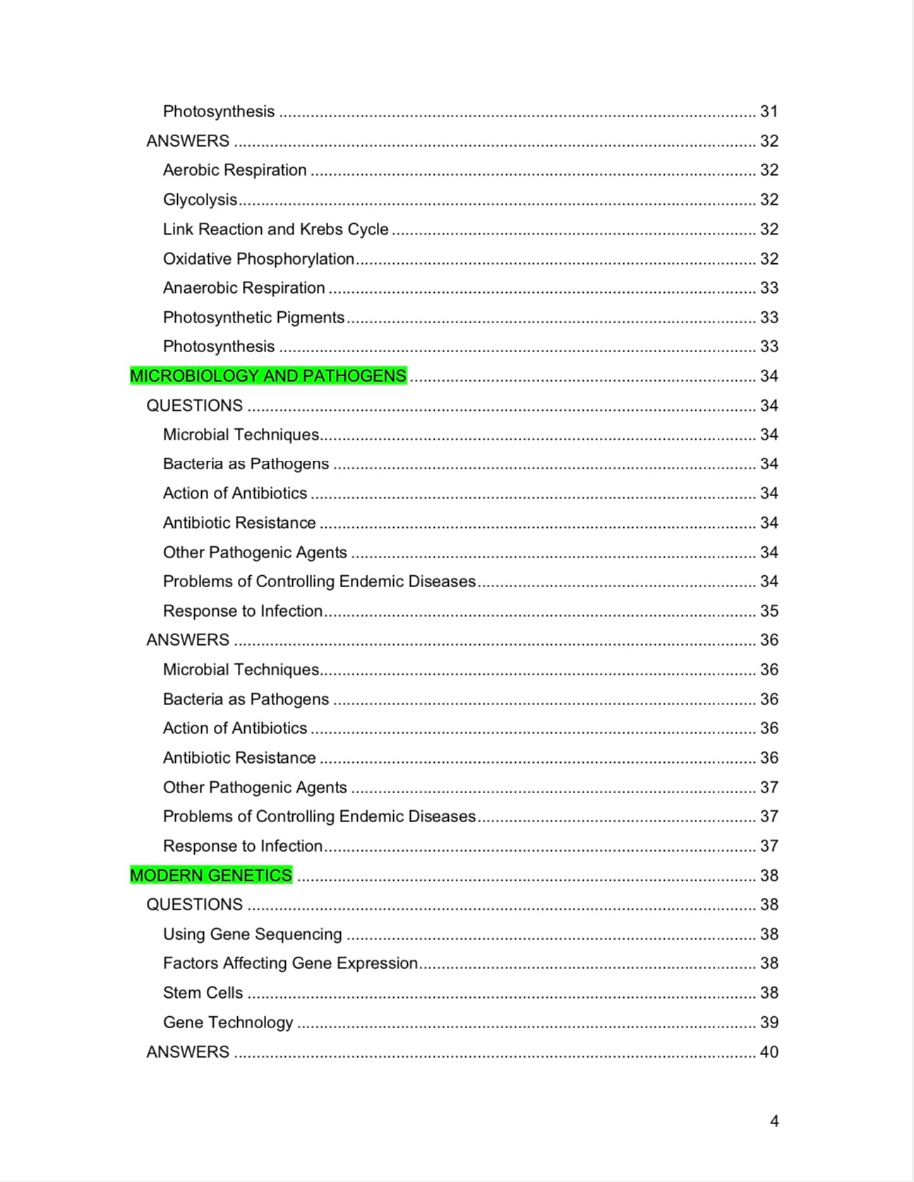 Edexcel A level Biology- Spec B