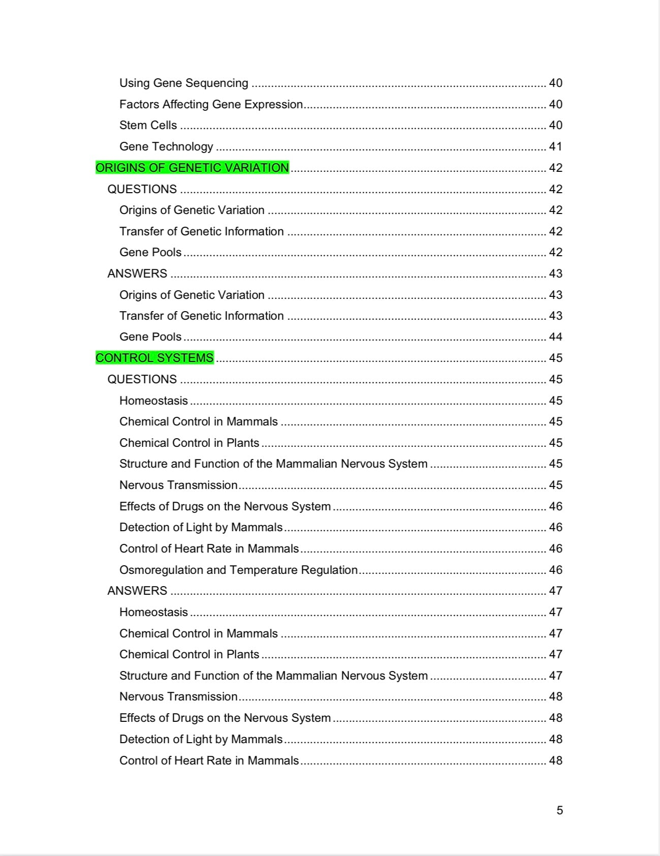 Edexcel A level Biology- Spec B