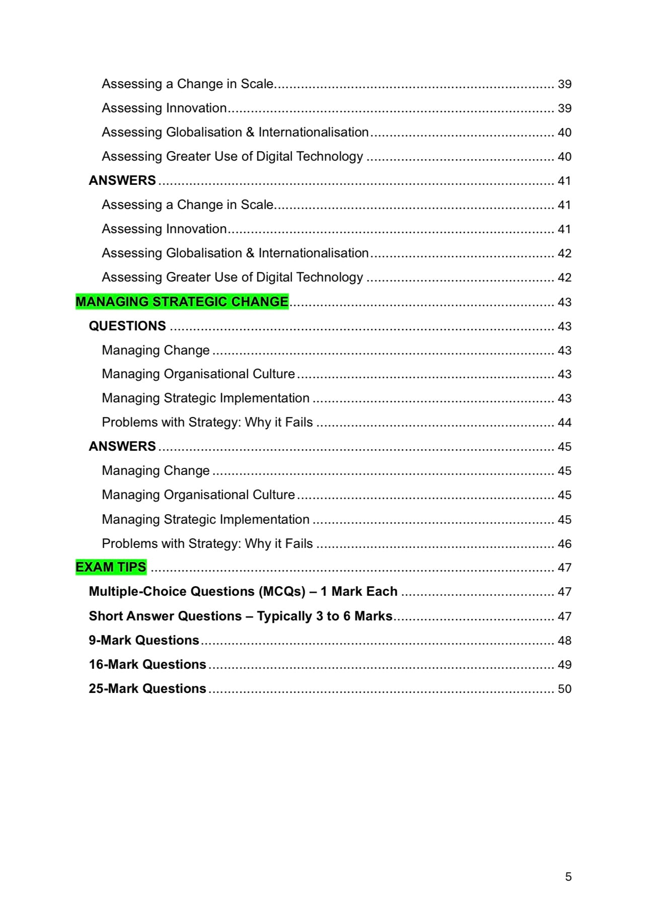 A Level Business- AQA