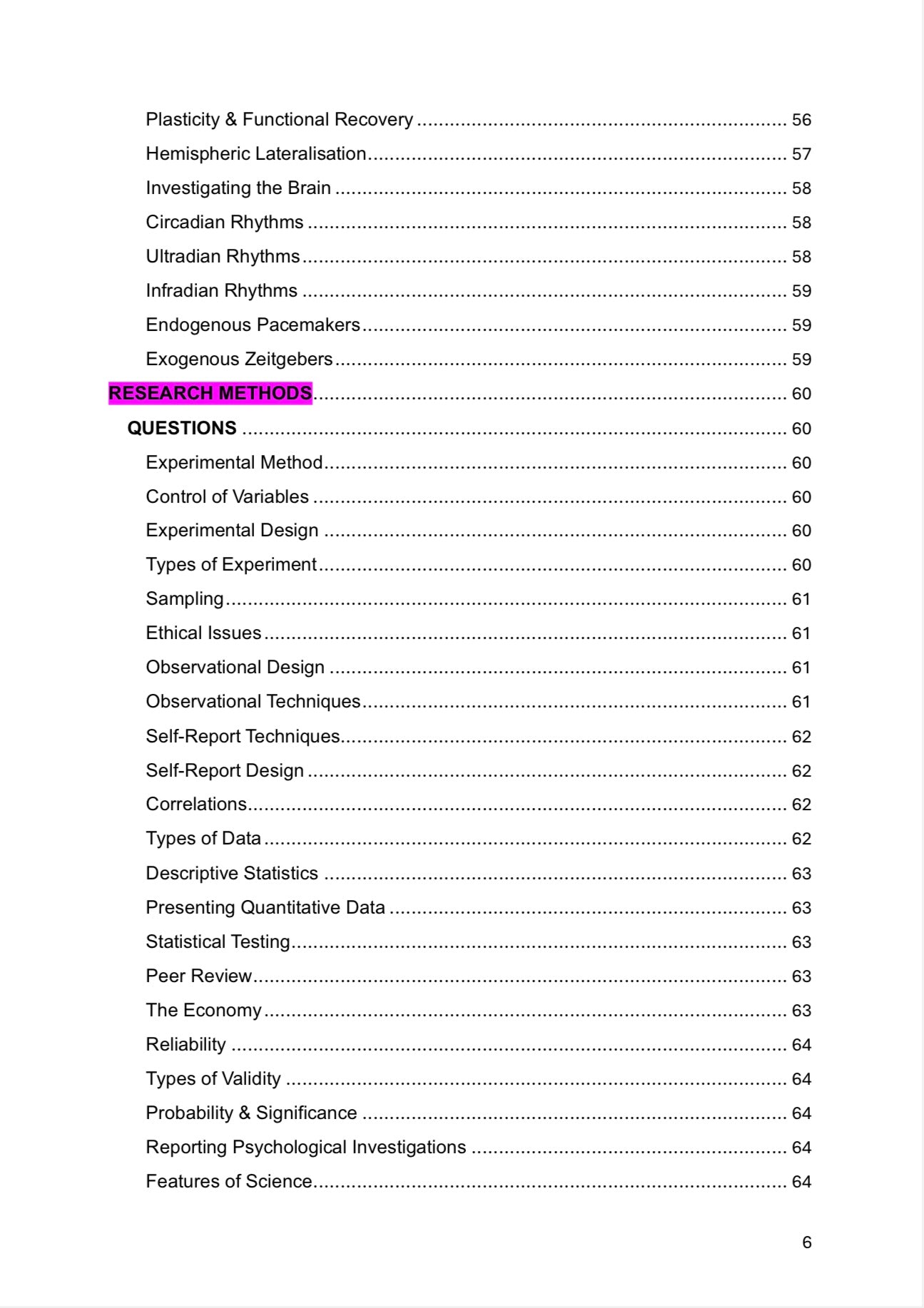A level Psychology- AQA
