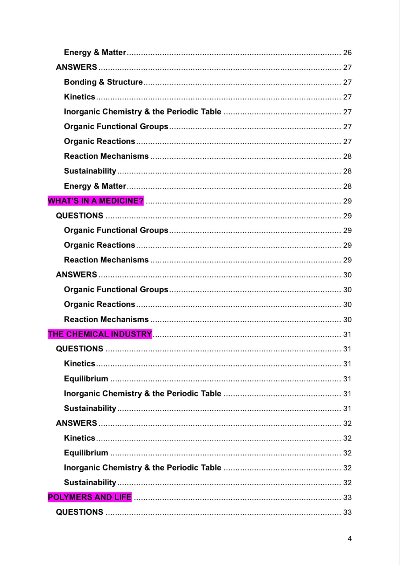 OCR B- A Level Chemistry