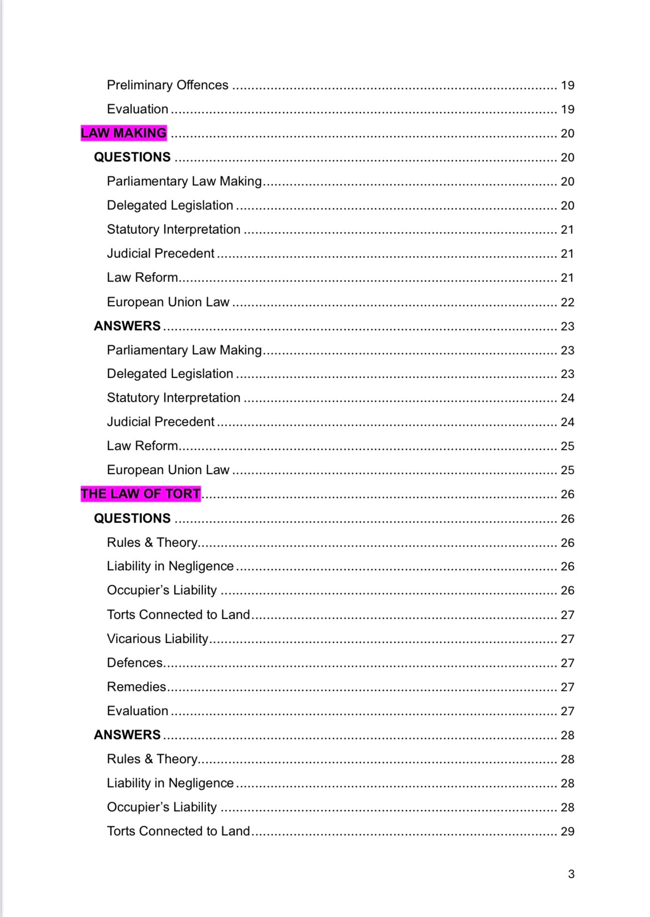 OCR A Level Law