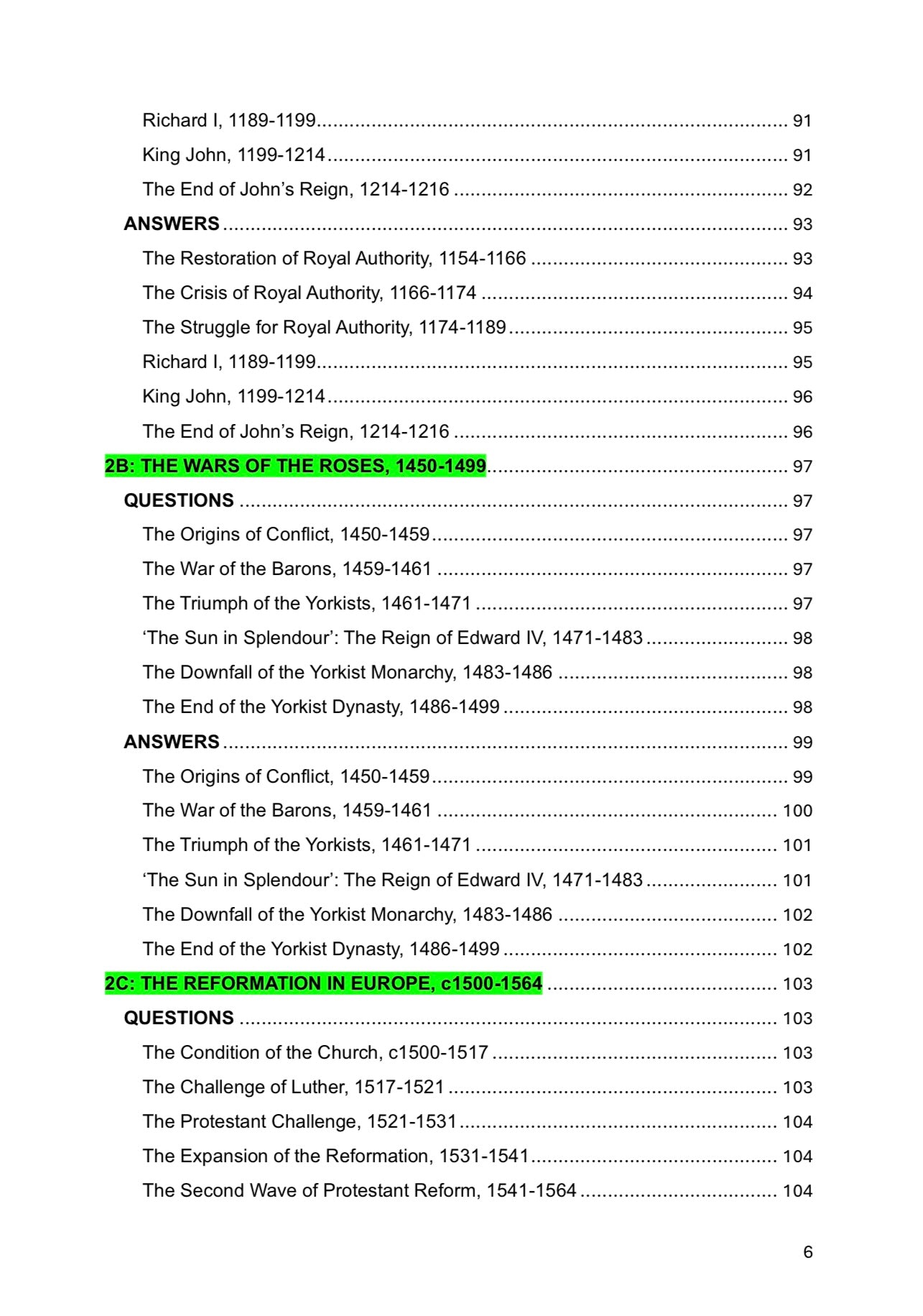 AQA A Level History