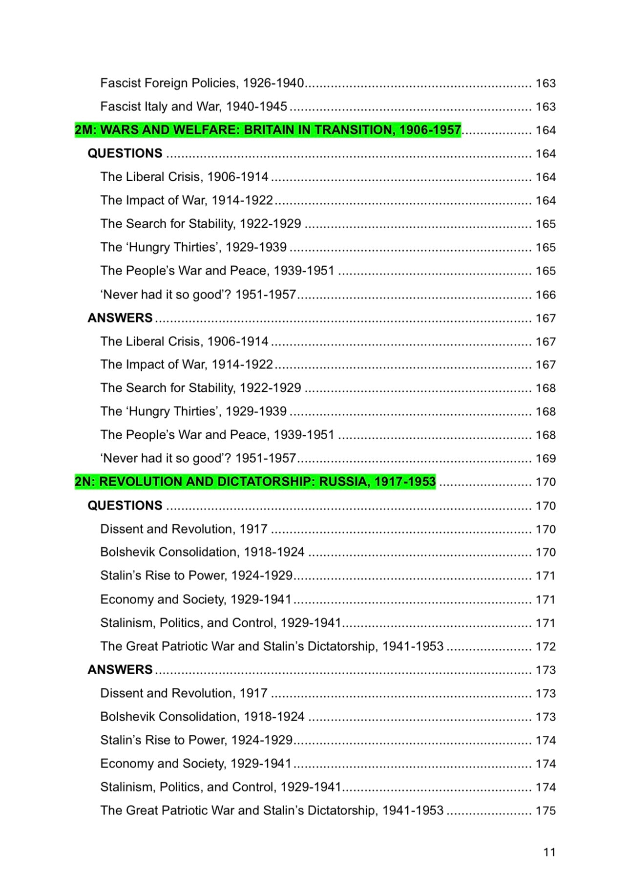 AQA A Level History