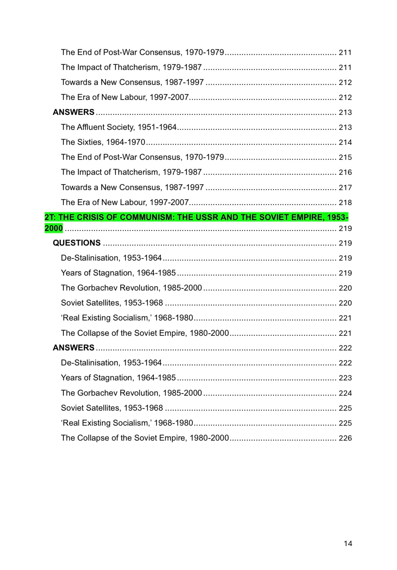 AQA A Level History