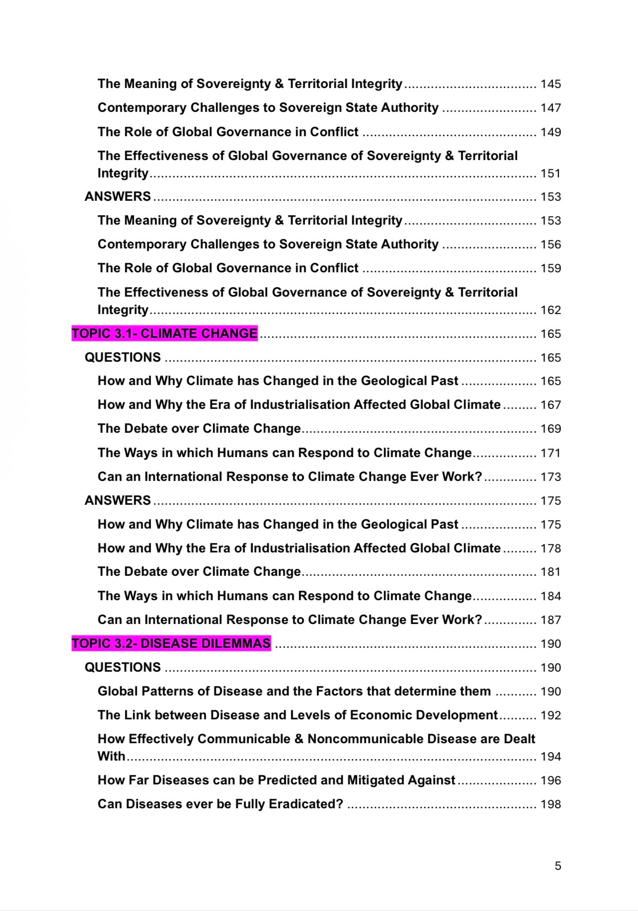 OCR A Level Geography