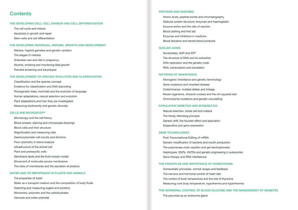 OCR B- A Level Biology B- ACTIVE RECALL