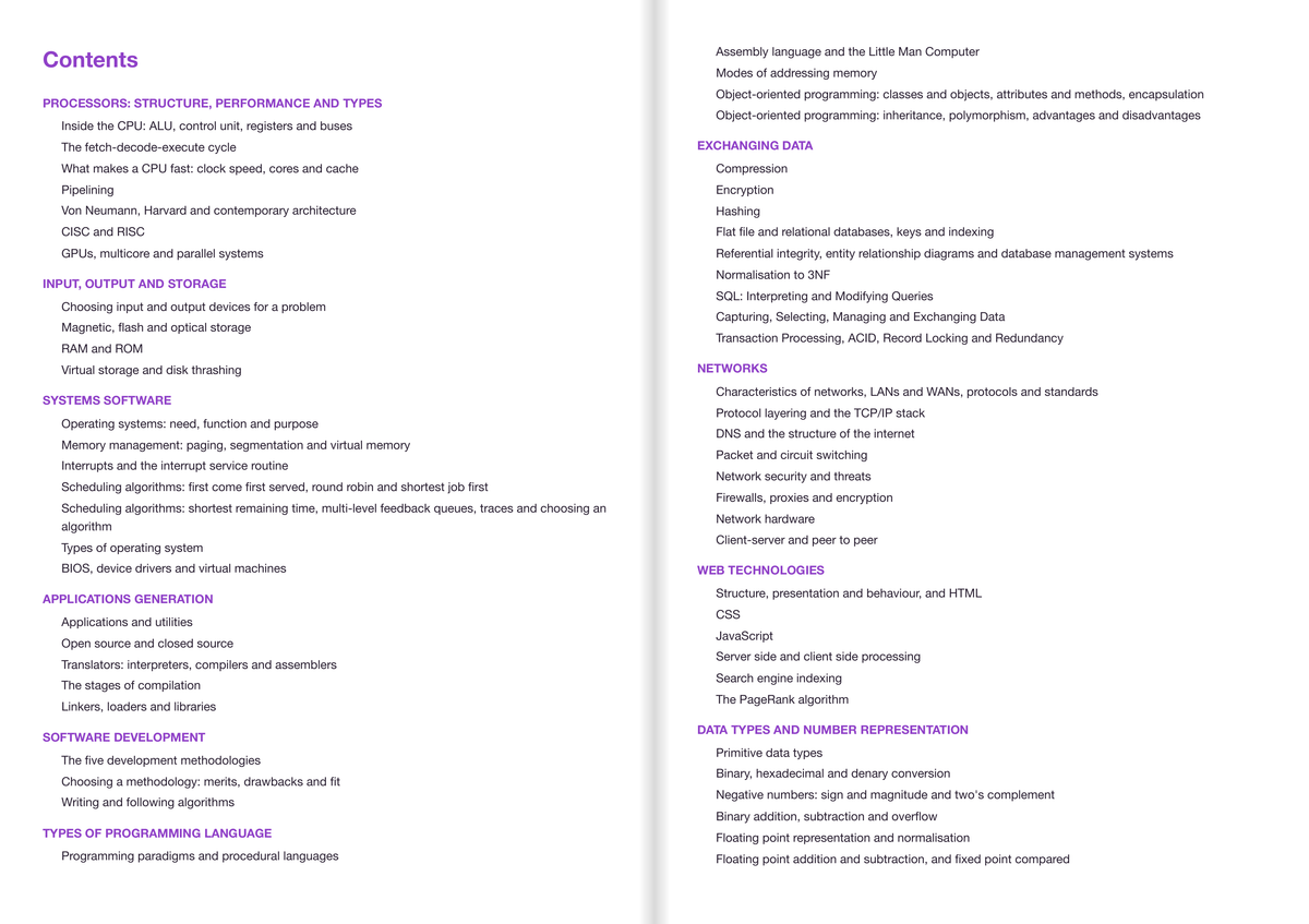 OCR A Level Computer Science- ACTIVE RECALL