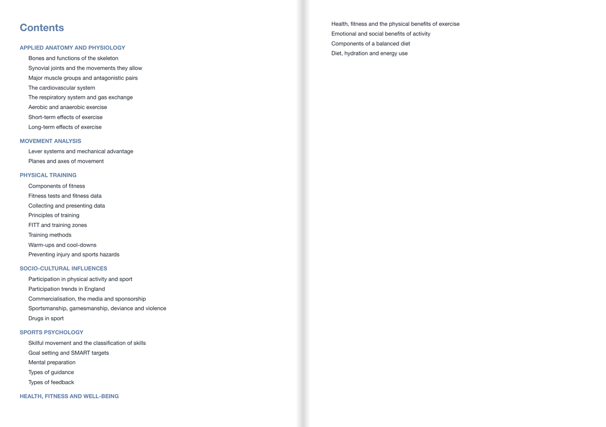 OCR GCSE Physical Education (PE)- ACTIVE RECALL
