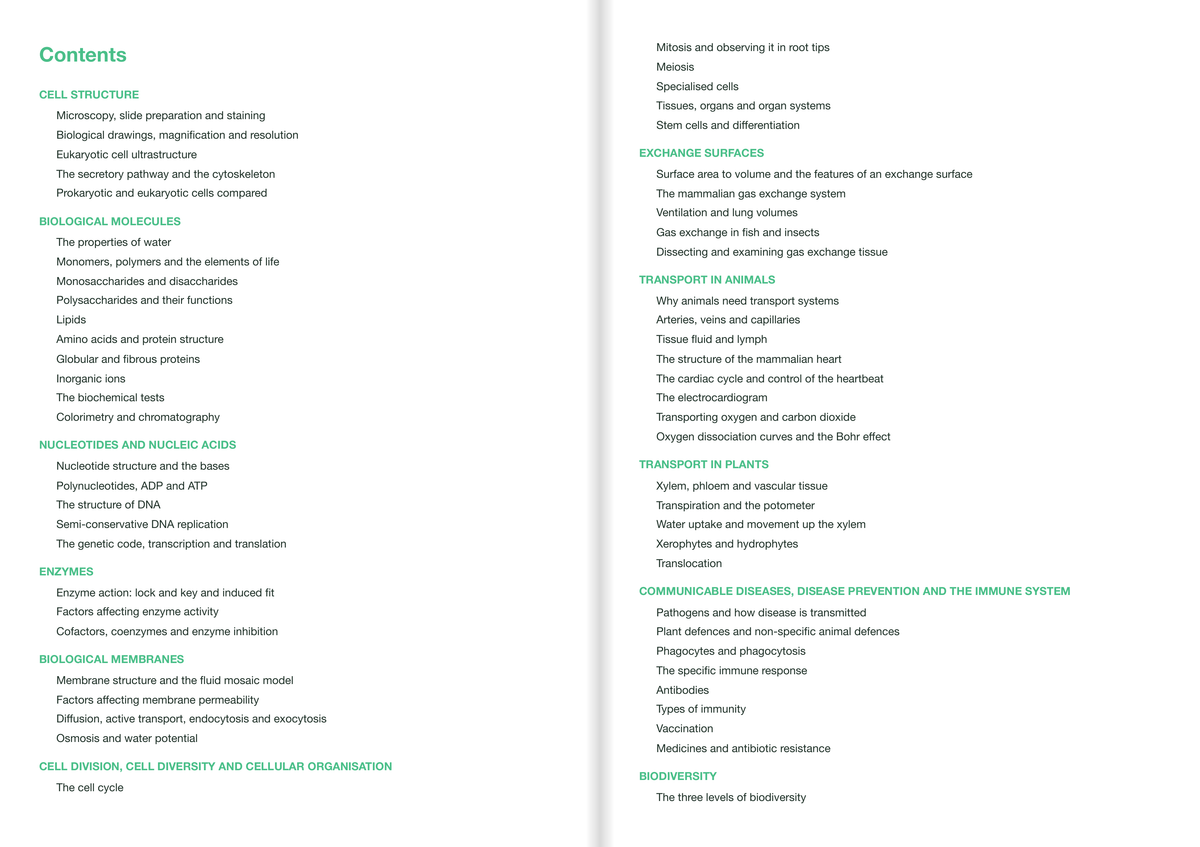 OCR A-A Level Biology- ACTIVE RECALL