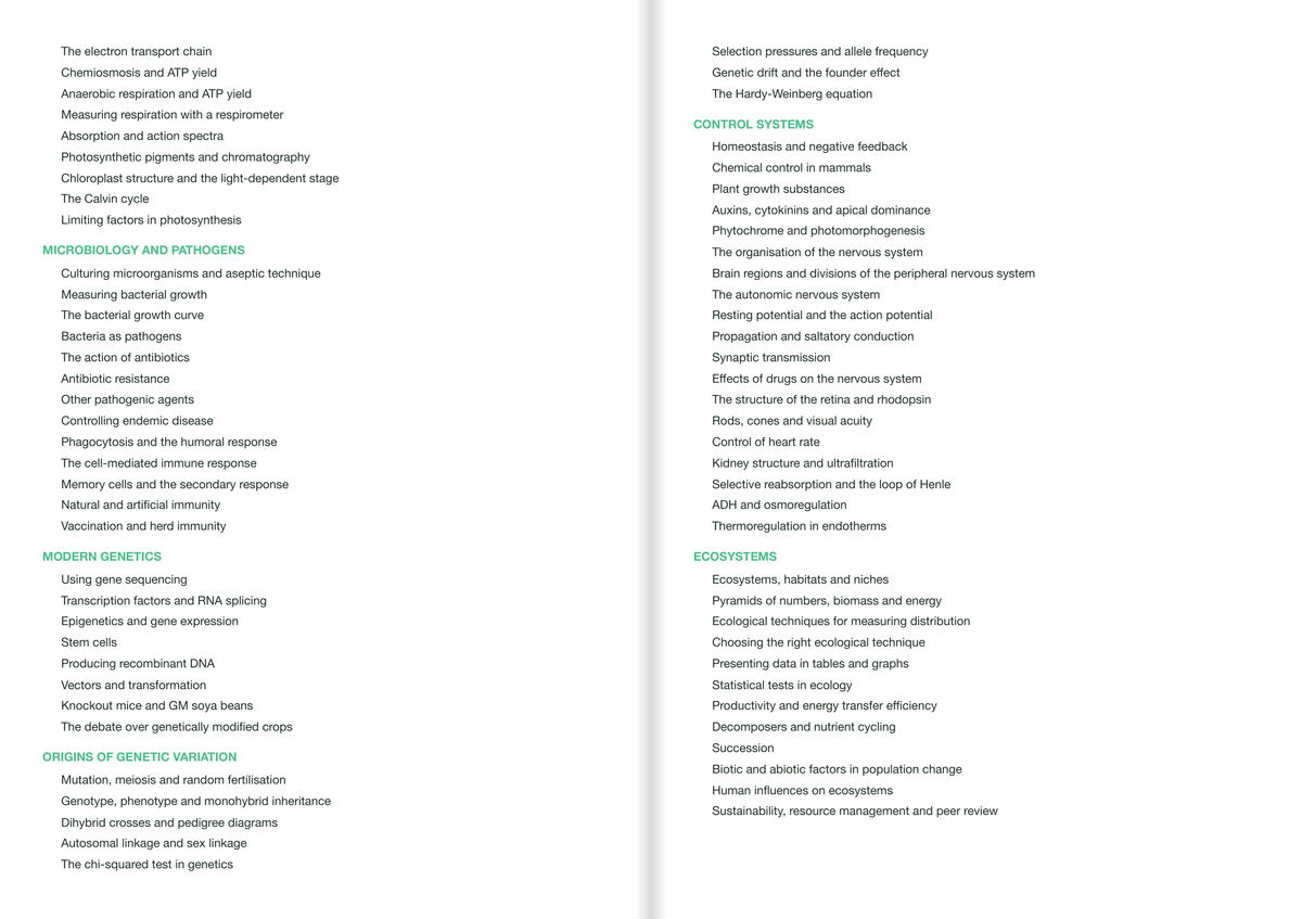 Edexcel A level Biology- Spec B- ACTIVE RECALL