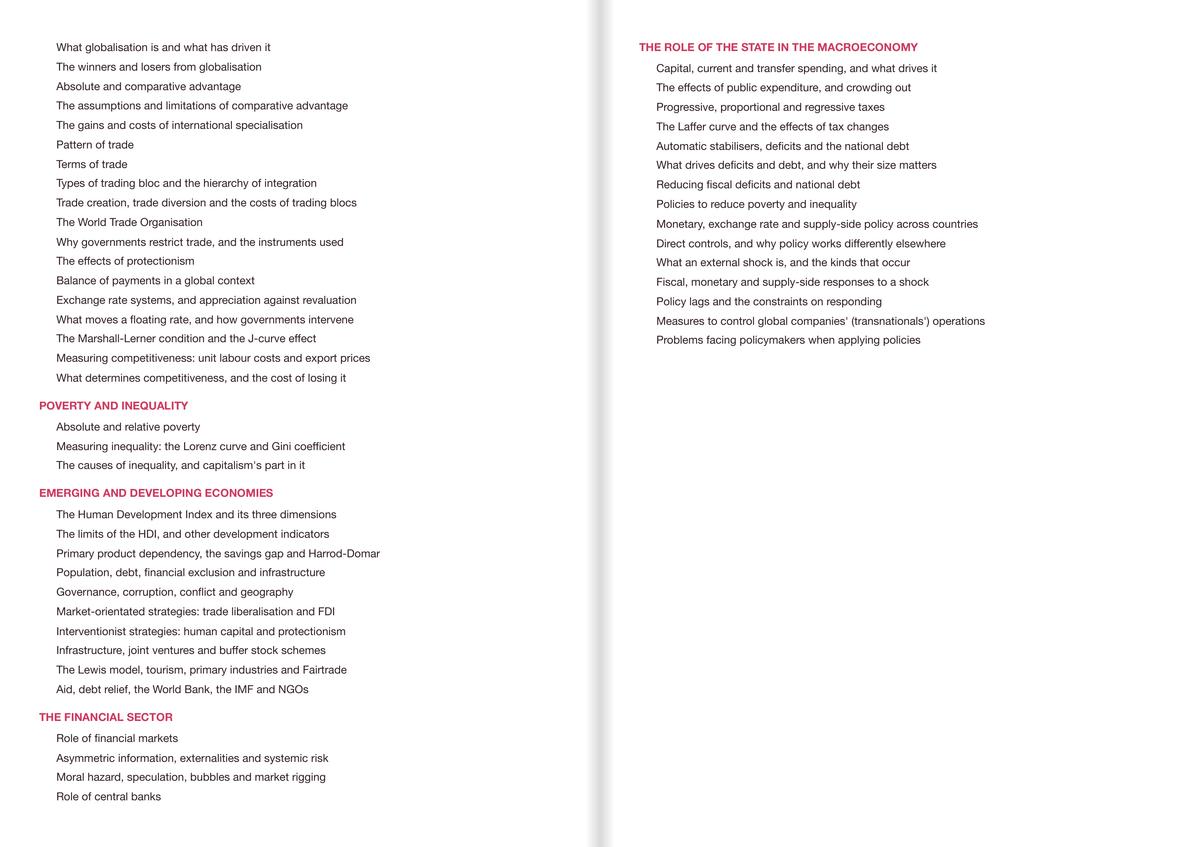 Edexcel A Level Economics A- ACTIVE RECALL