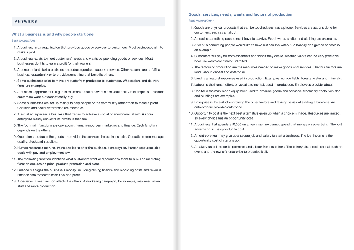 AQA-GCSE-Business- ACTIVE RECALL