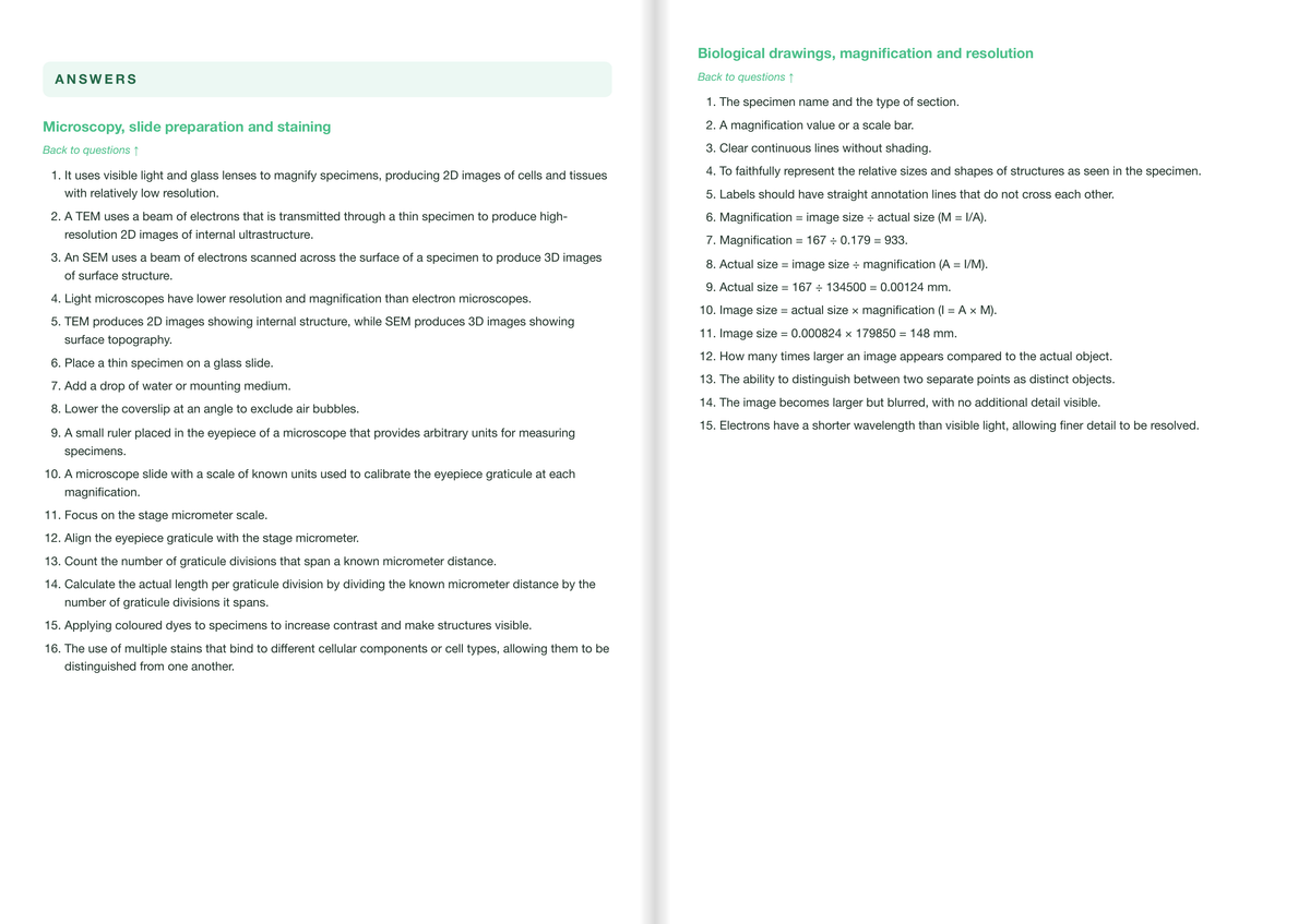 OCR A-A Level Biology- ACTIVE RECALL