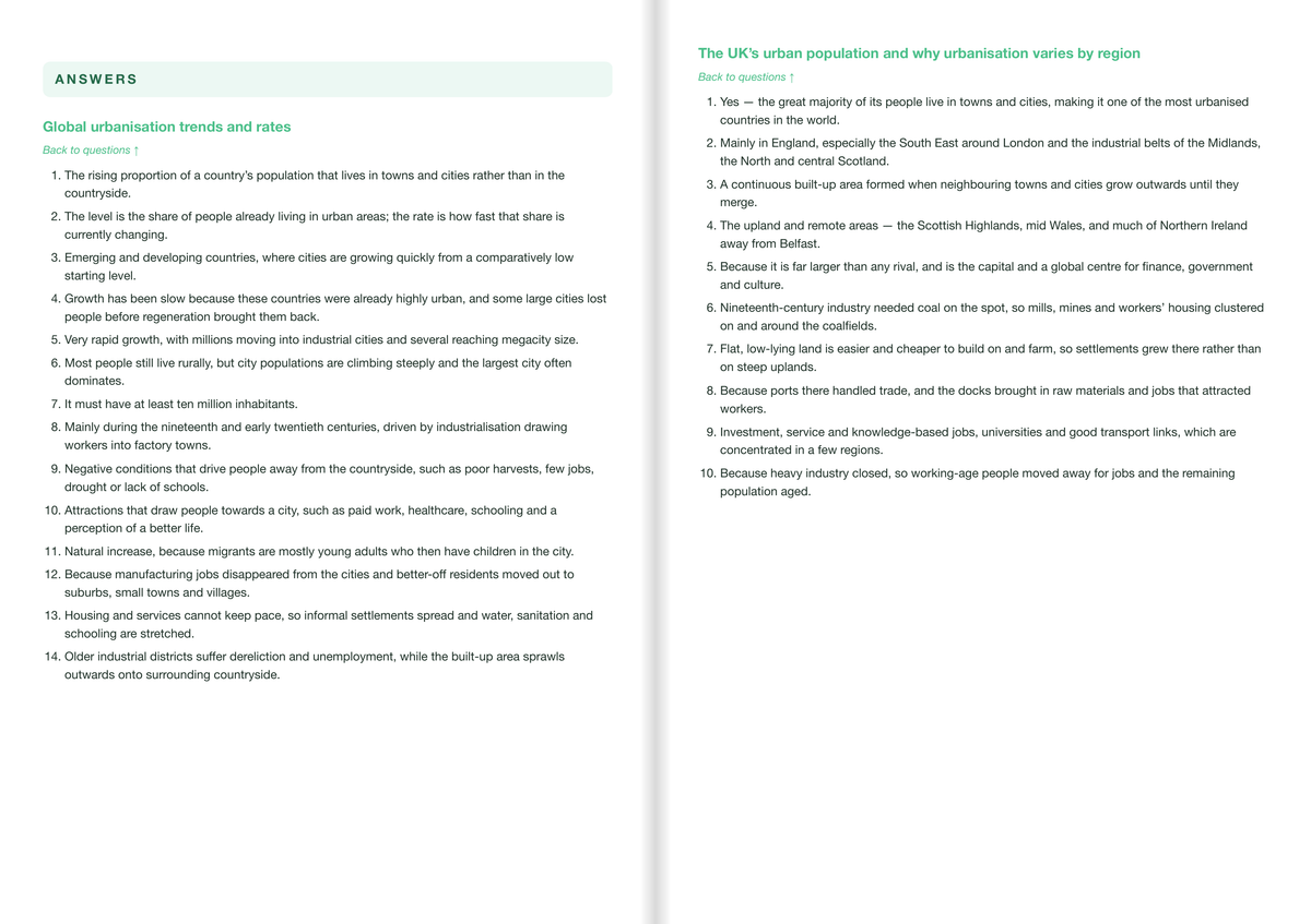 EDEXCEL-GCSE-Geography- ACTIVE RECALL