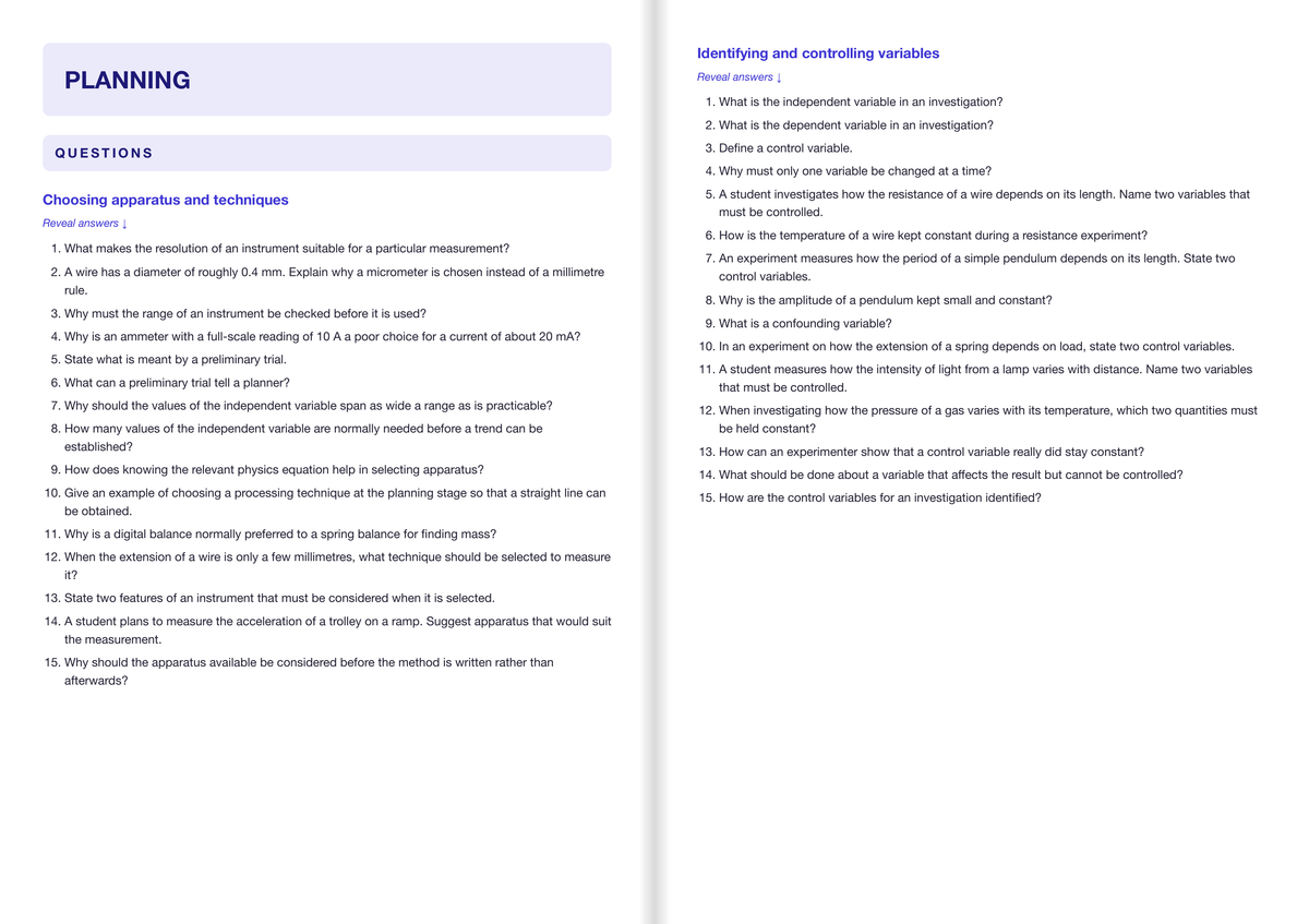 OCR B A Level Physics- ACTIVE RECALL