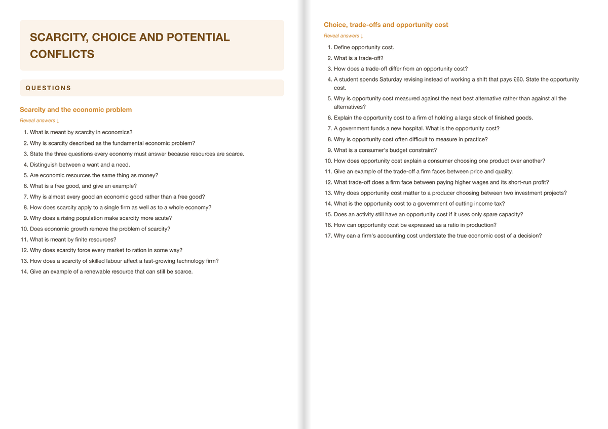 Edexcel B A Level Economics B- ACTIVE RECALL