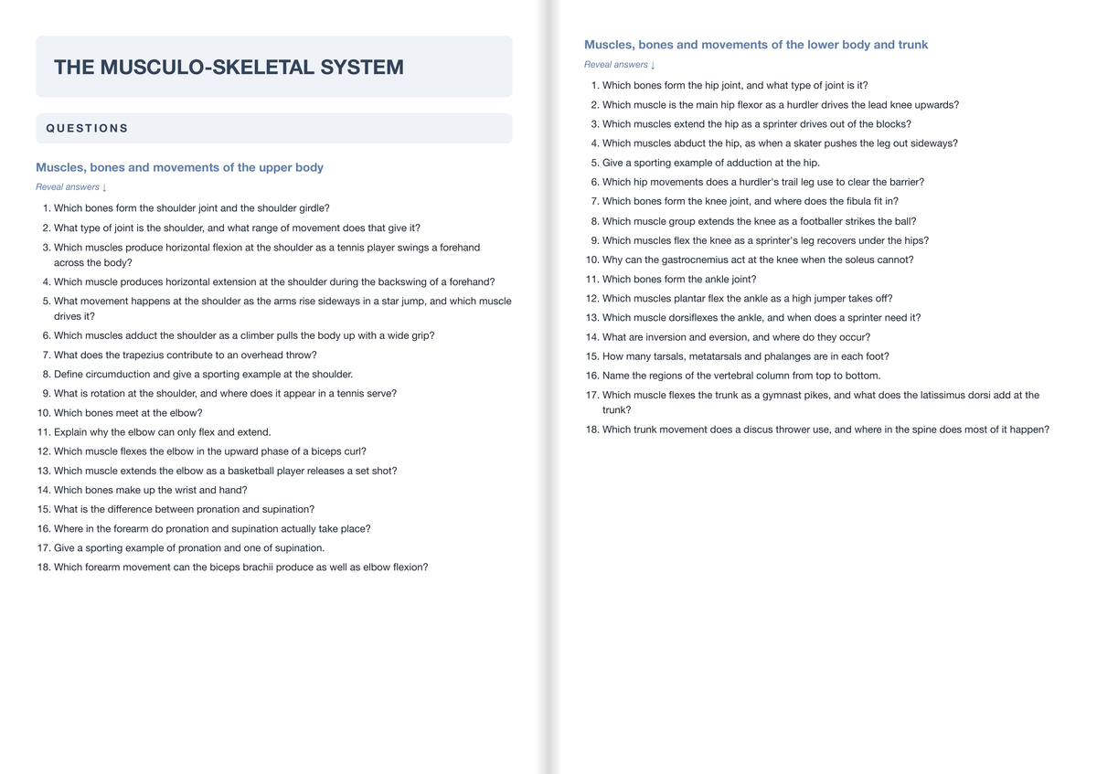 Edexcel A Level Physical Education (PE)- ACTIVE RECALL