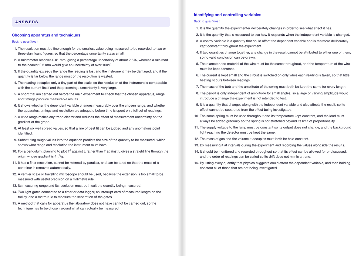 OCR B A Level Physics- ACTIVE RECALL