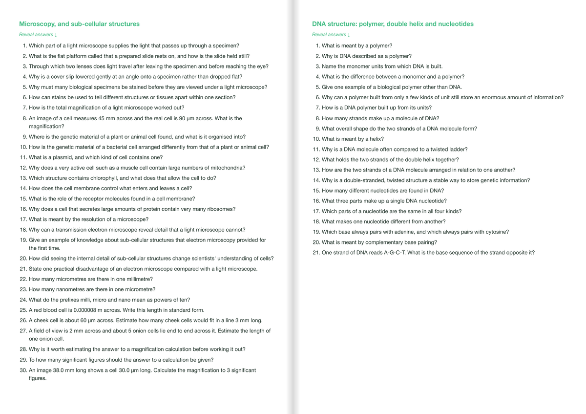 OCR-GCSE-Triple Science-Biology-FOUNDATION