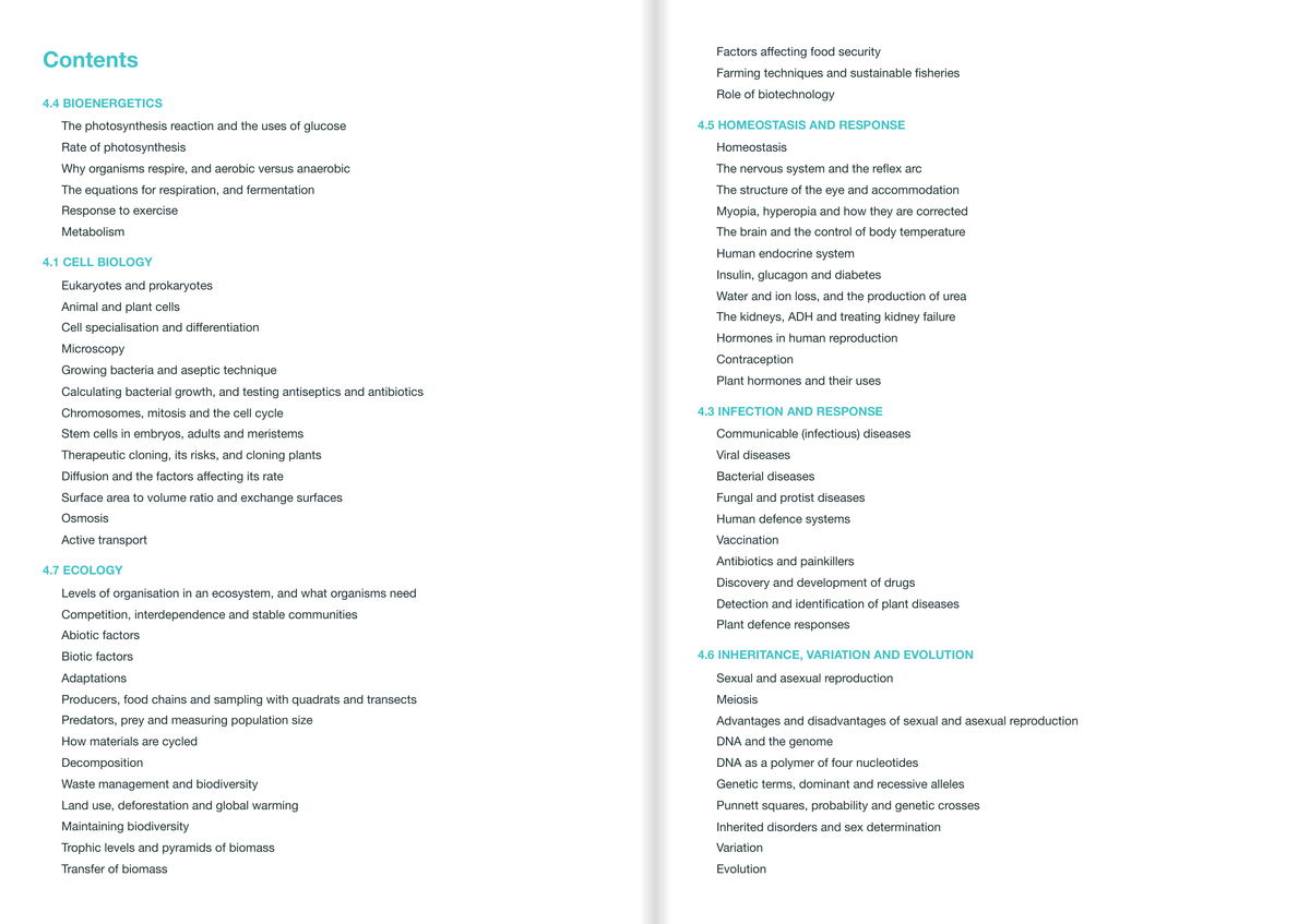 AQA-GCSE-Triple Science-Biology-FOUNDATION