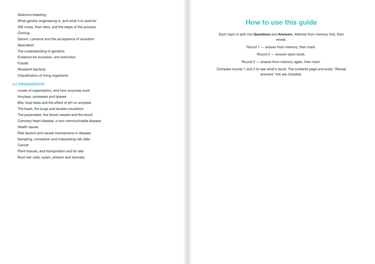 AQA-GCSE-Triple Science-Biology-FOUNDATION