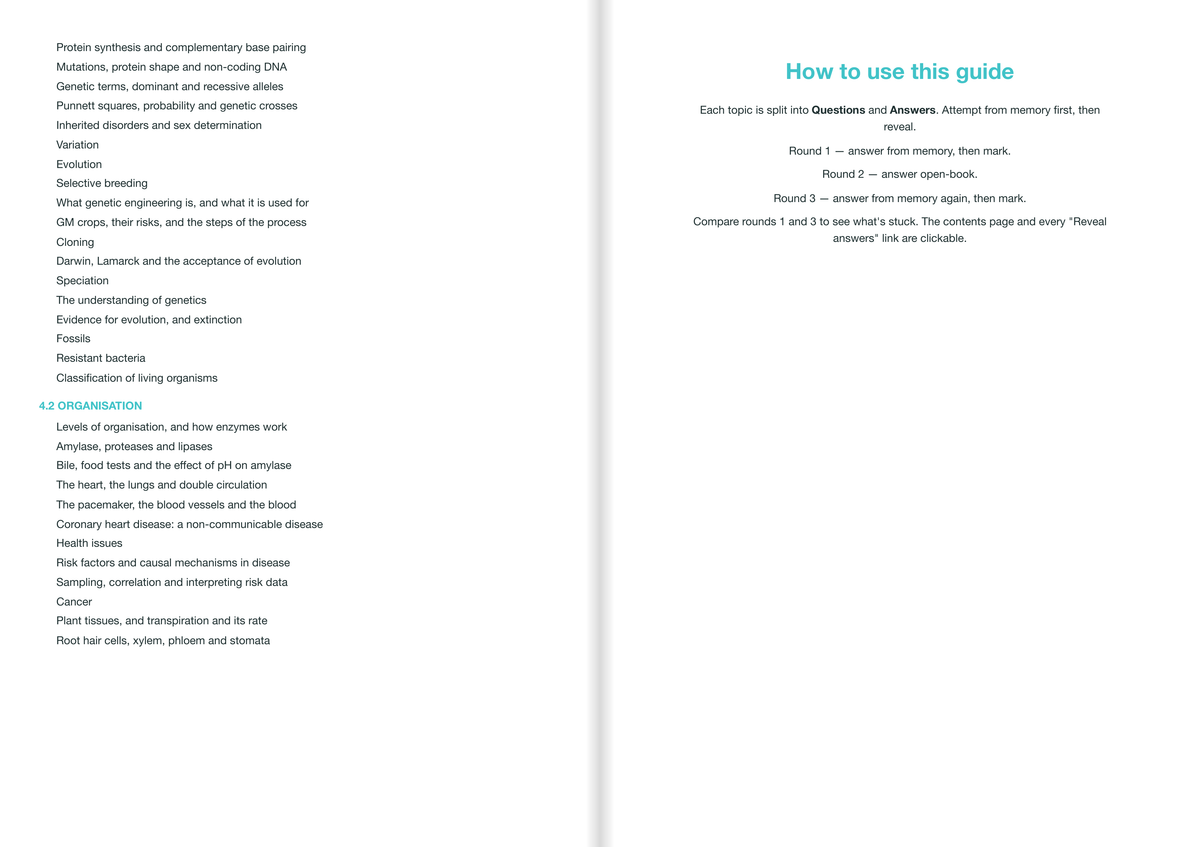 AQA-GCSE-Triple Science-Biology-HIGHER