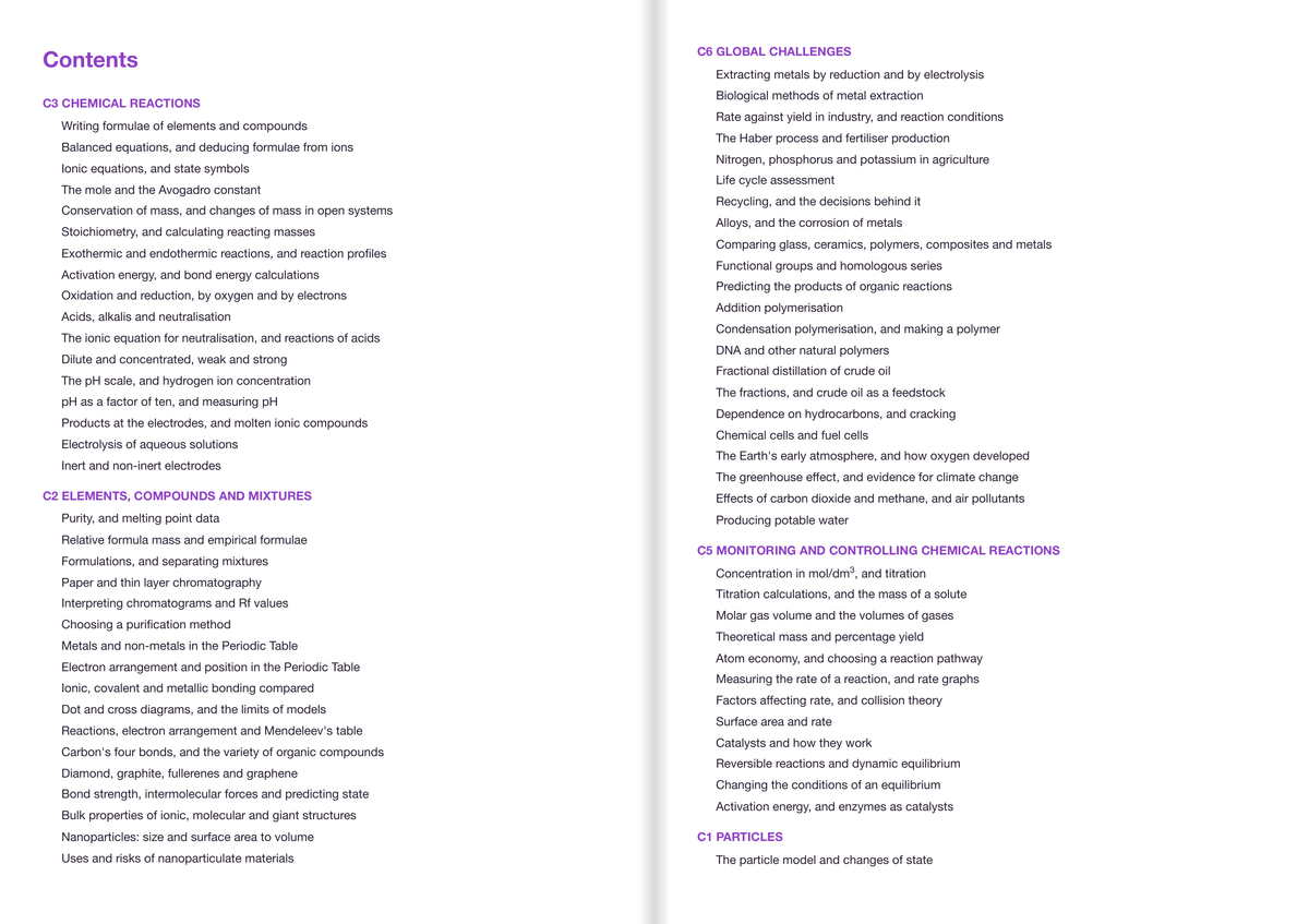 OCR-GCSE-Triple Science-Chemistry-HIGHER