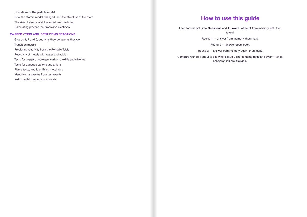 OCR-GCSE-Triple Science-Chemistry-HIGHER