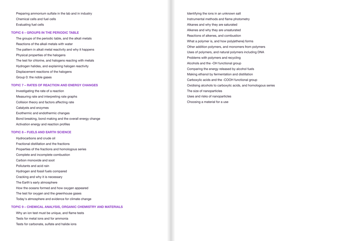 Edexcel-GCSE-Triple Science-Chemistry-FOUNDATION