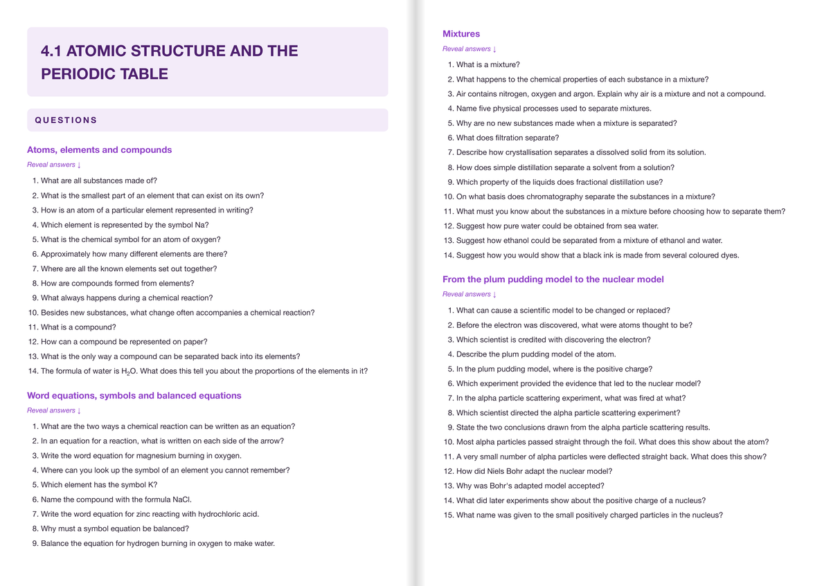 AQA-GCSE-Triple Science-Chemistry-FOUNDATION