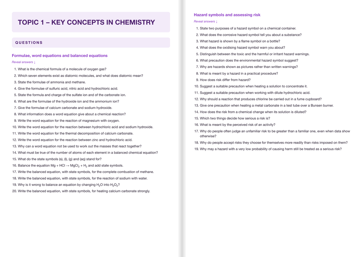 Edexcel-GCSE-Triple Science-Chemistry-FOUNDATION