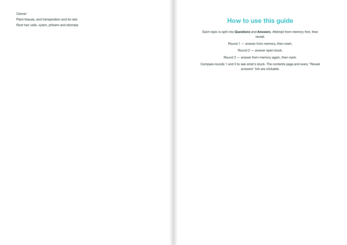 AQA-GCSE-Combined Science-Biology-FOUNDATION