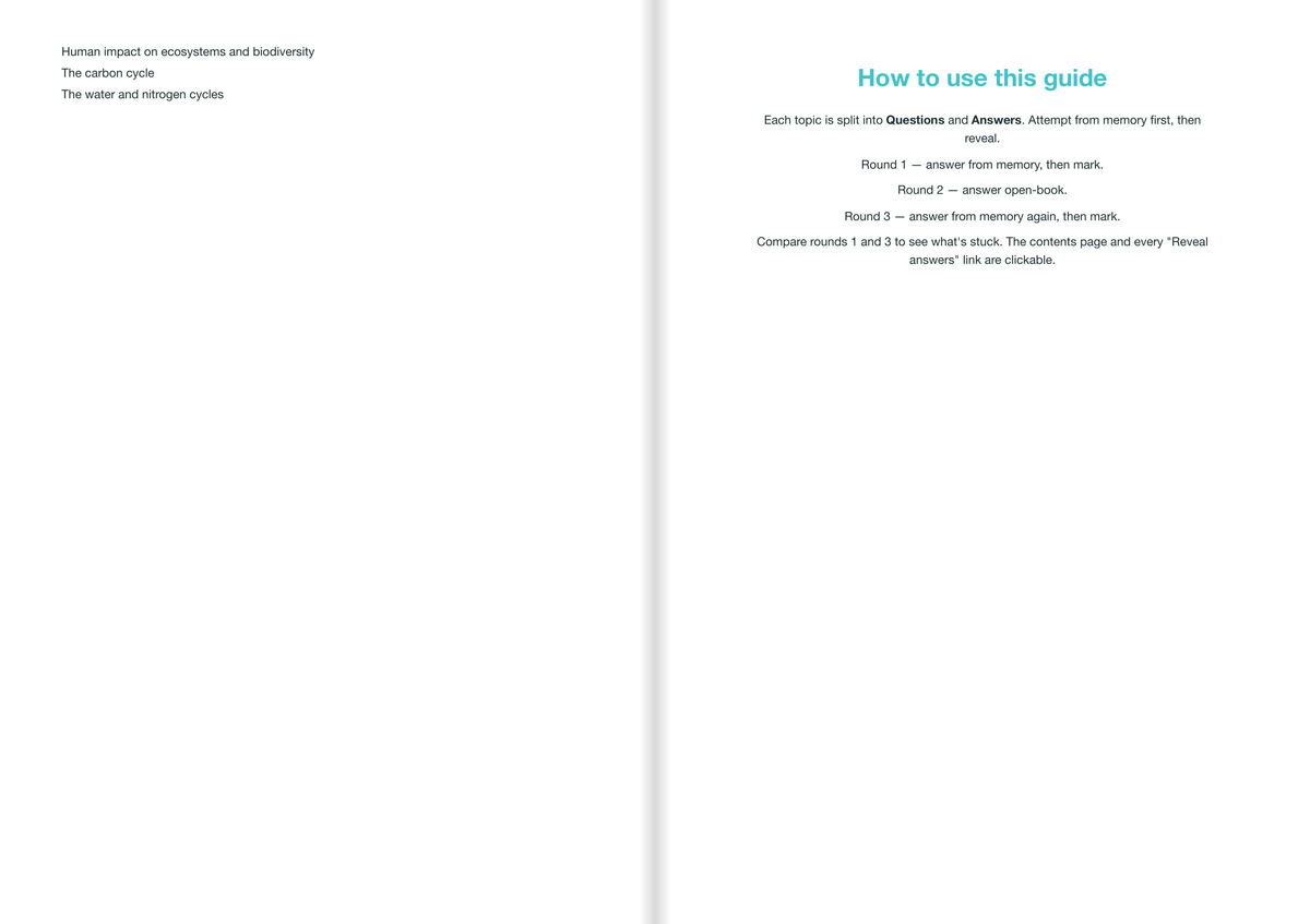 Edexcel-GCSE-Combined Science-Biology-FOUNDATION
