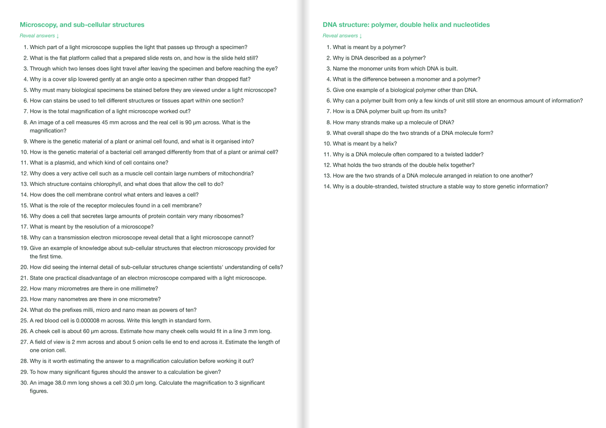 OCR-GCSE-Combined Science-Biology-FOUNDATION