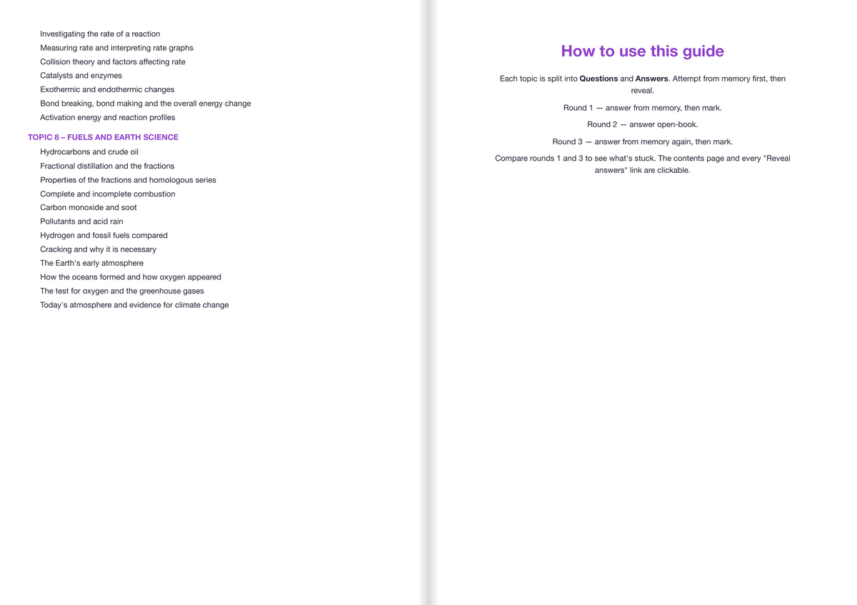 Edexcel-GCSE-Combined Science-Chemistry-FOUNDATION