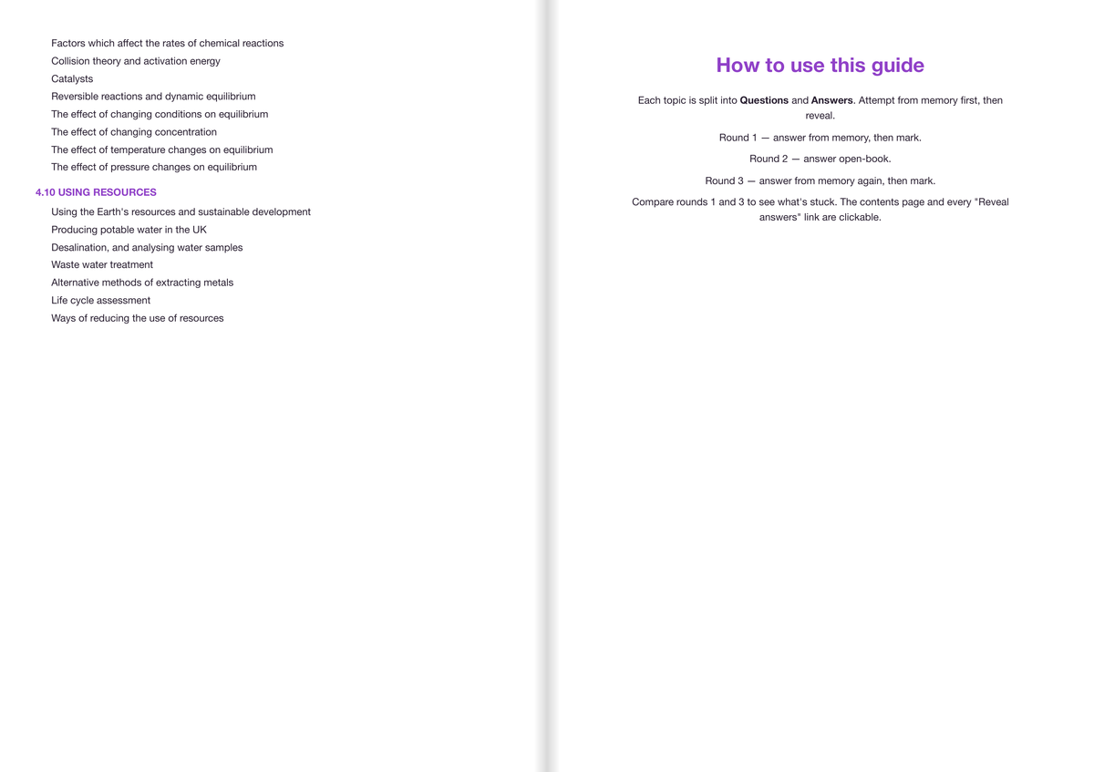 AQA-GCSE-Combined Science-Chemistry-HIGHER