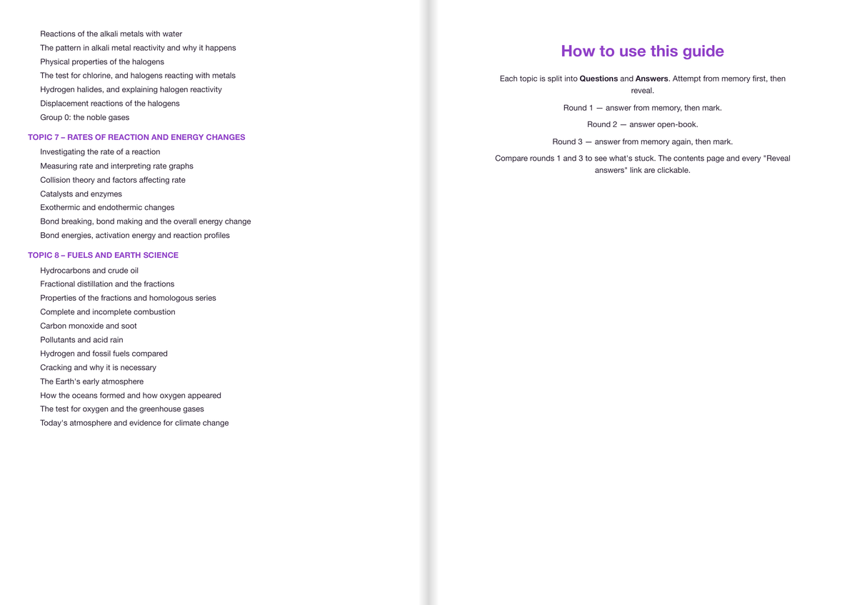 Edexcel-GCSE-Combined Science-Chemistry-HIGHER