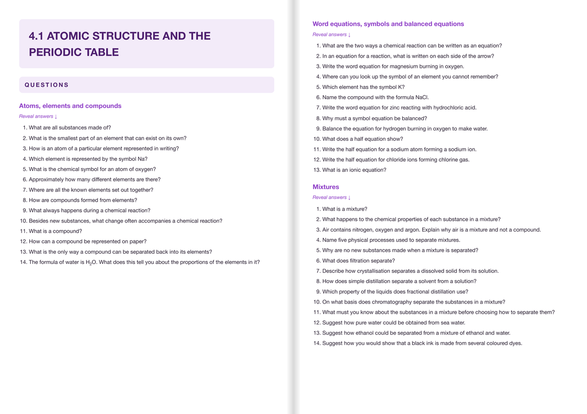 AQA-GCSE-Combined Science-Chemistry-HIGHER
