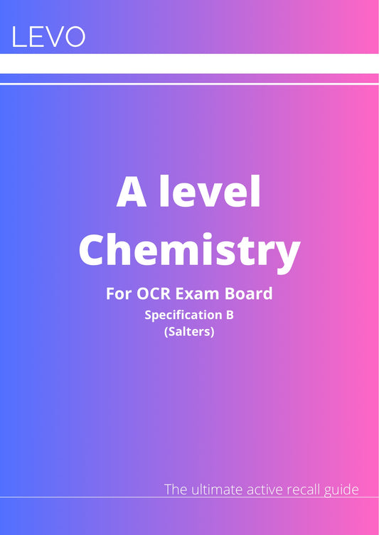 OCR B- A Level Chemistry
