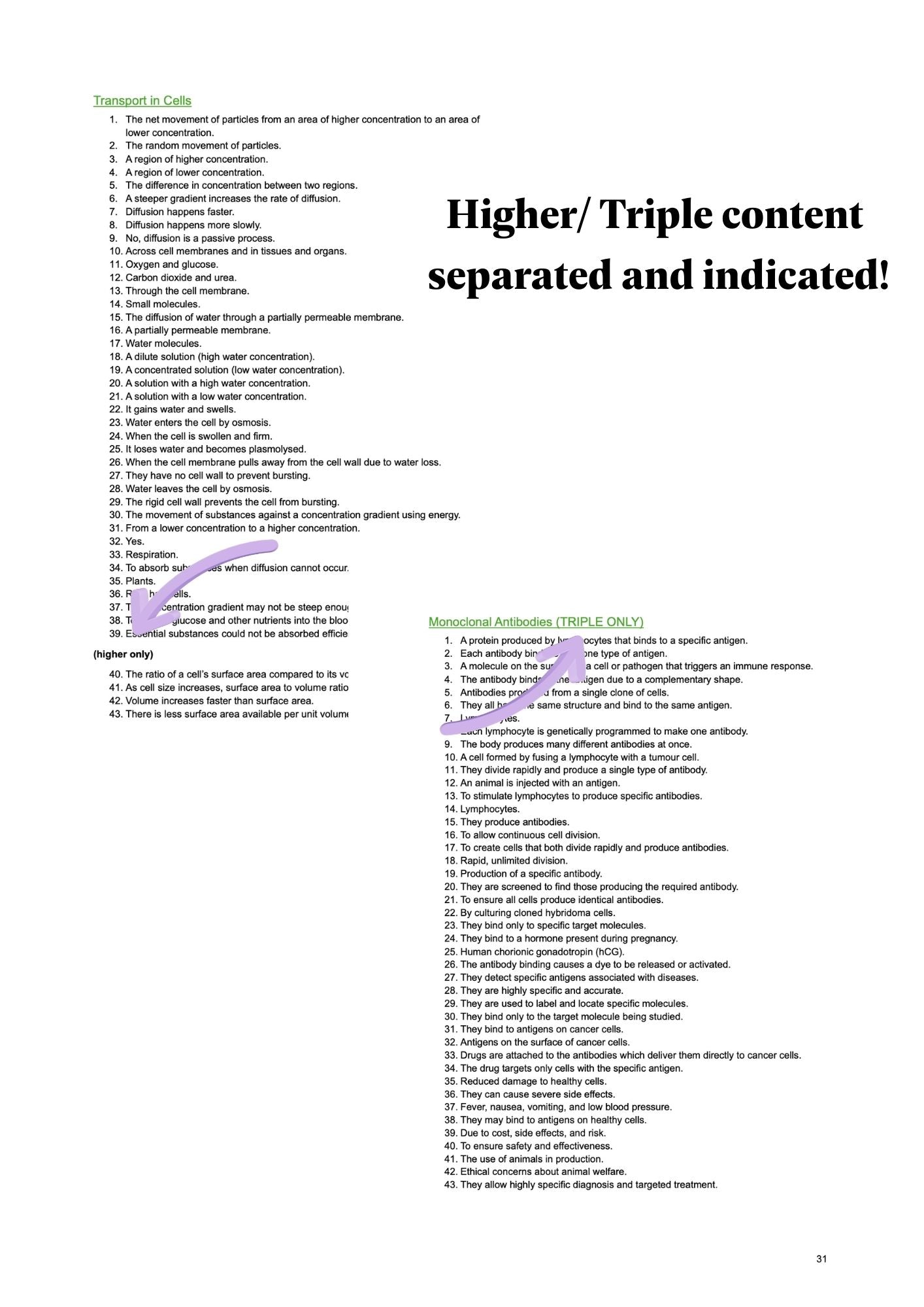 AQA-GCSE-Biology: Combined/Triple Science