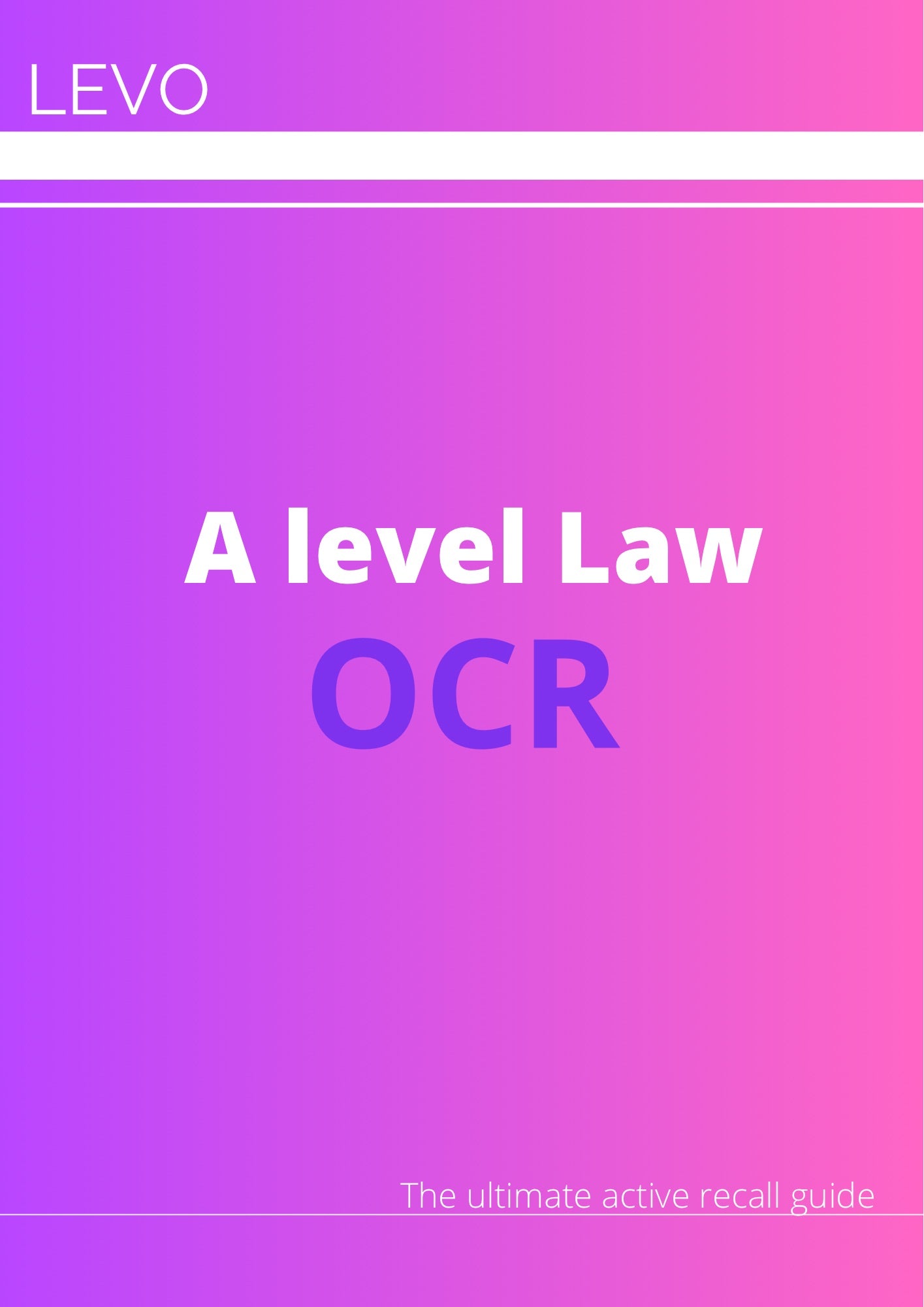 OCR A Level Law