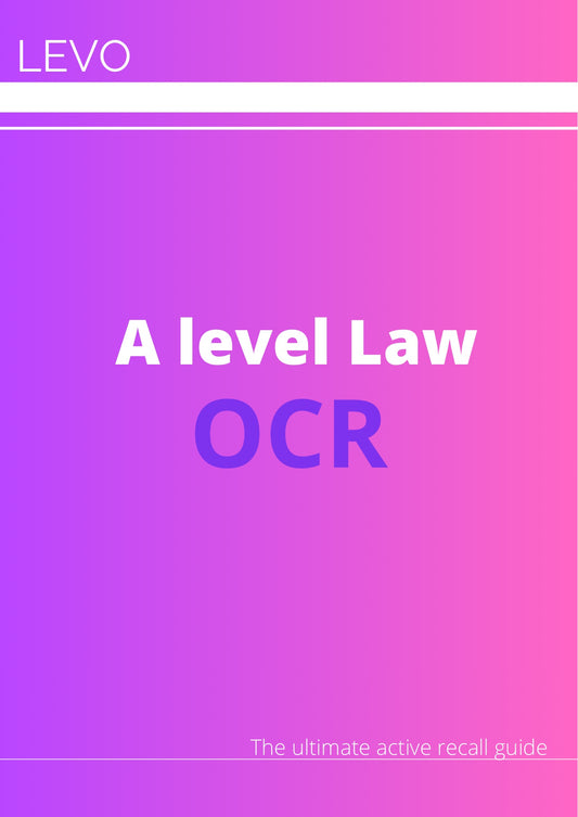 OCR A Level Law