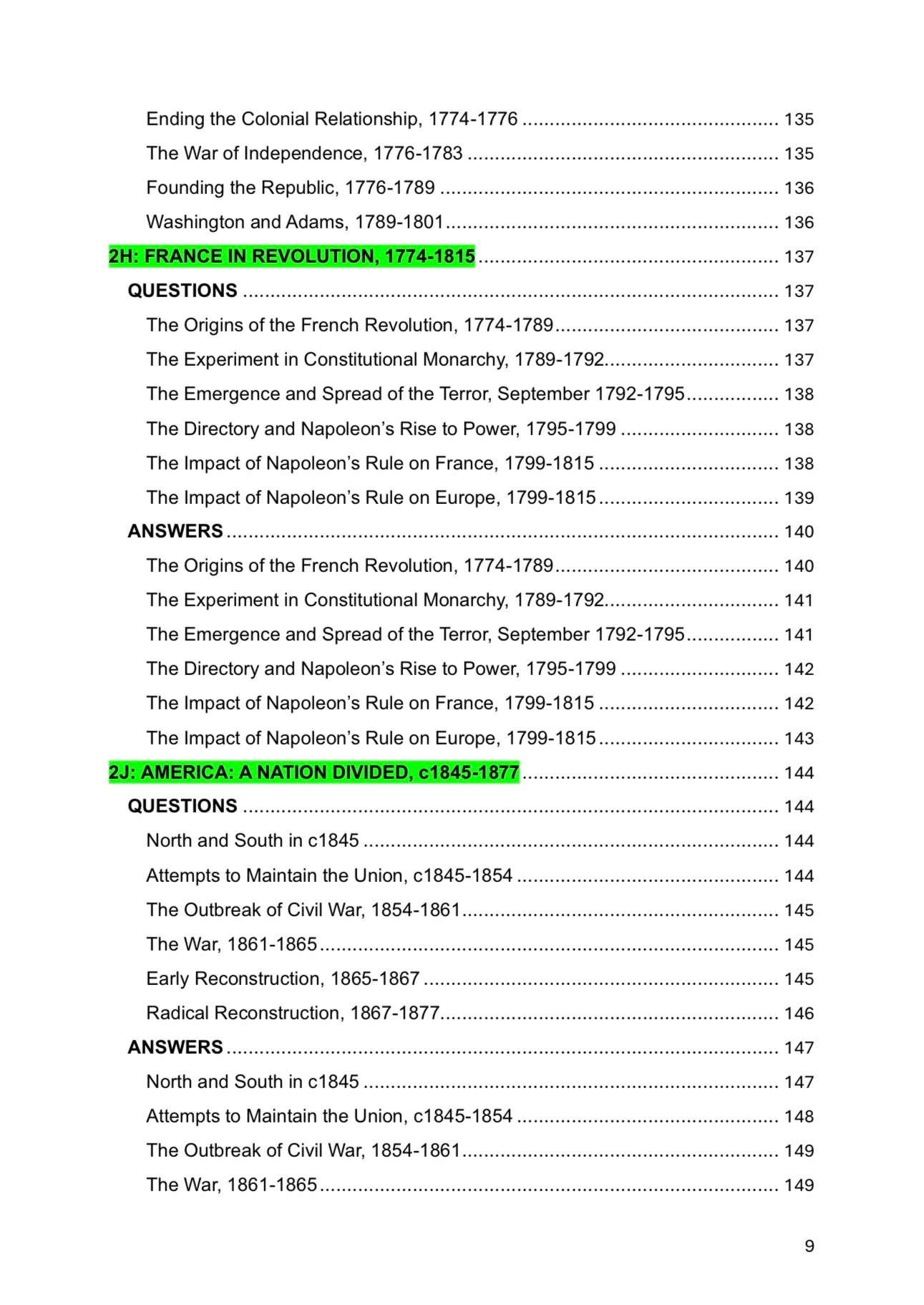 AQA A Level History